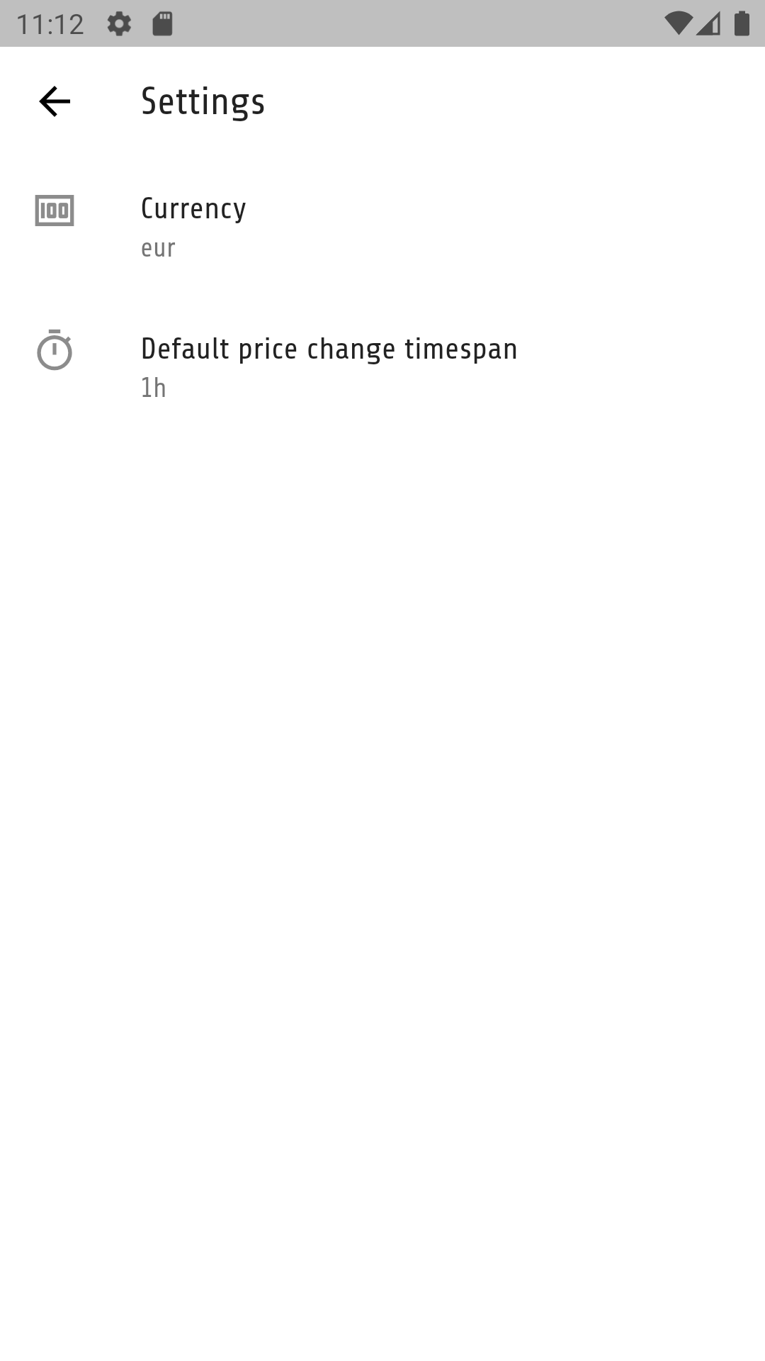 Crypto Tracker screenshot 3