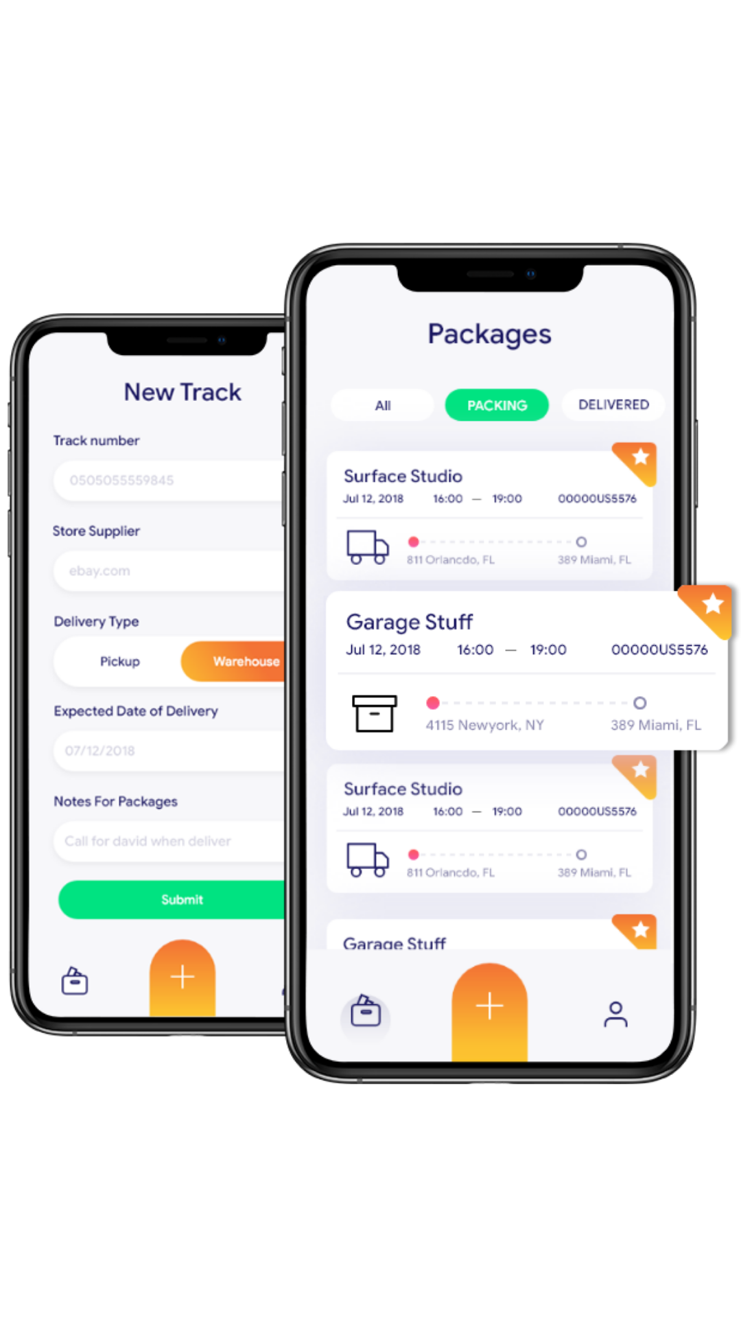 Courier App from Inoru screenshot