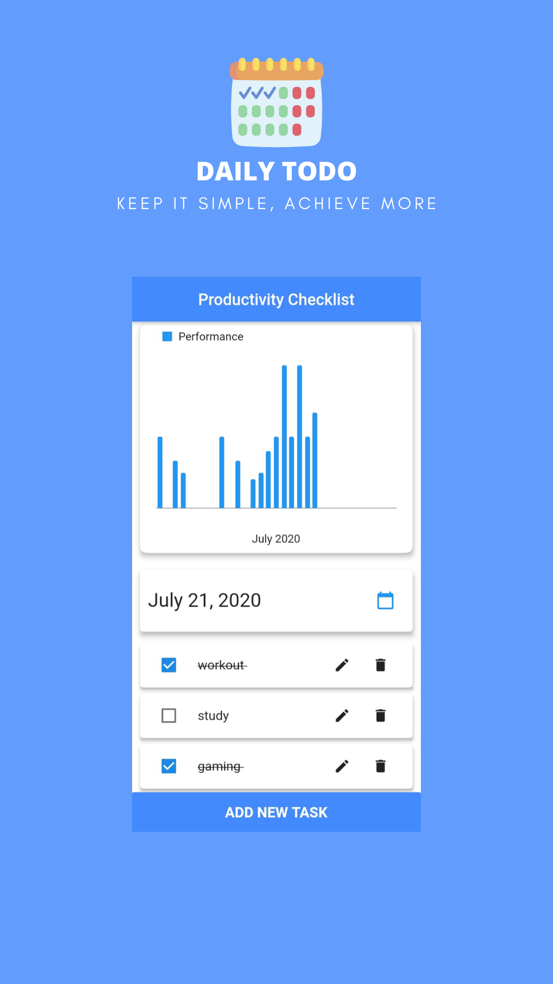Daily Todo - Track your Performance screenshot
