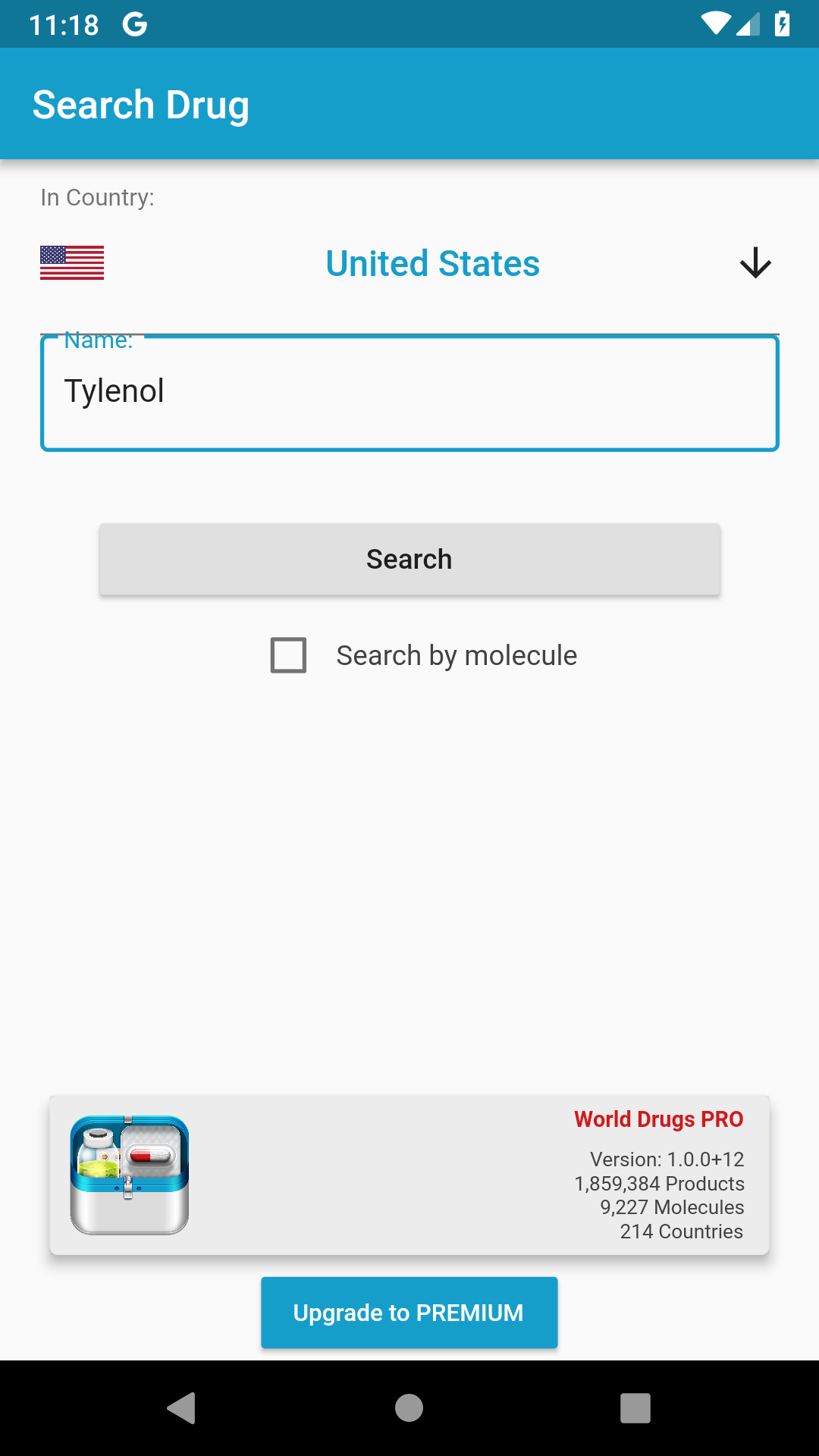 World Drugs Converter screenshot