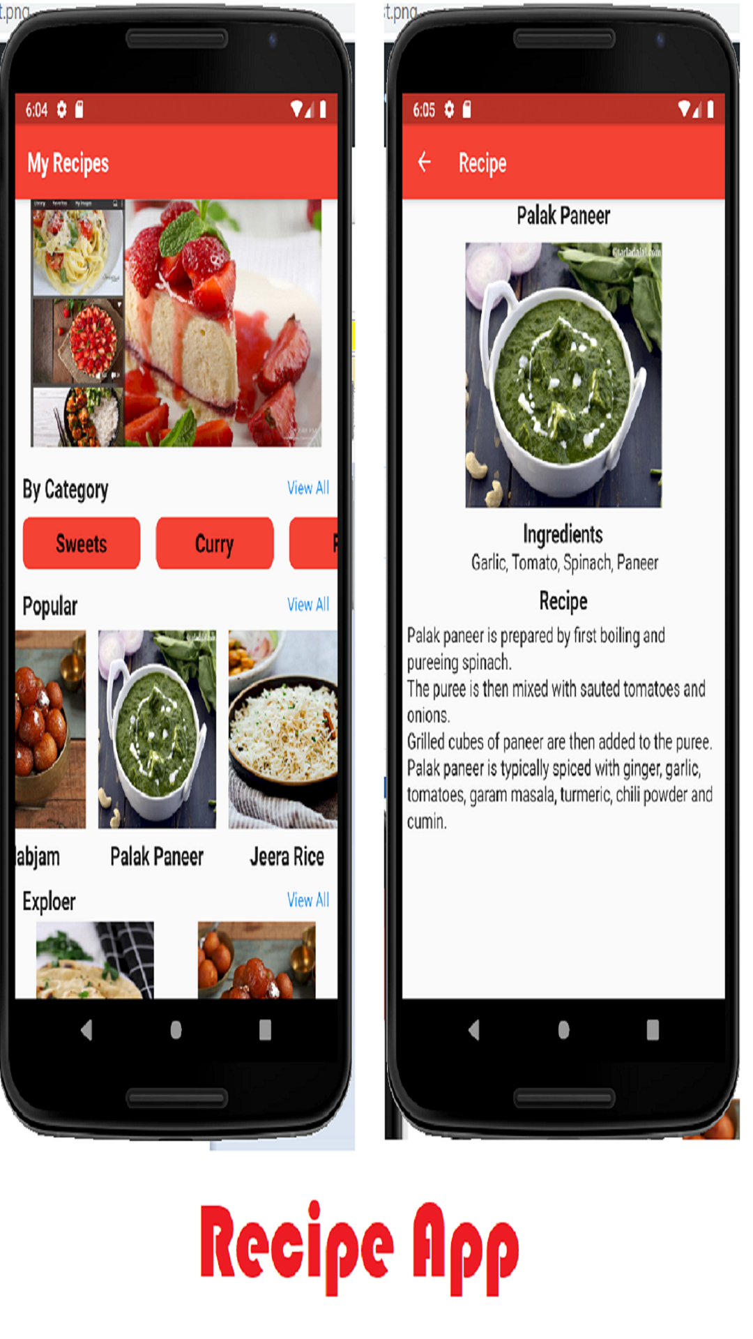 Recipe App screenshot