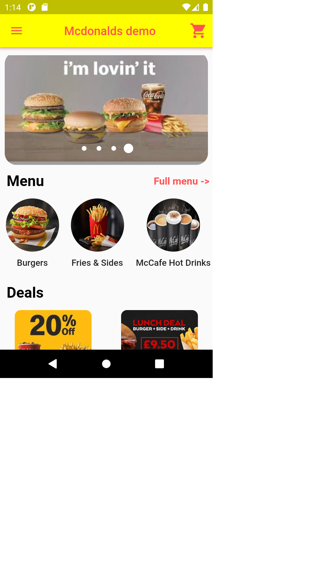 mcdonalds_clone_app screenshot