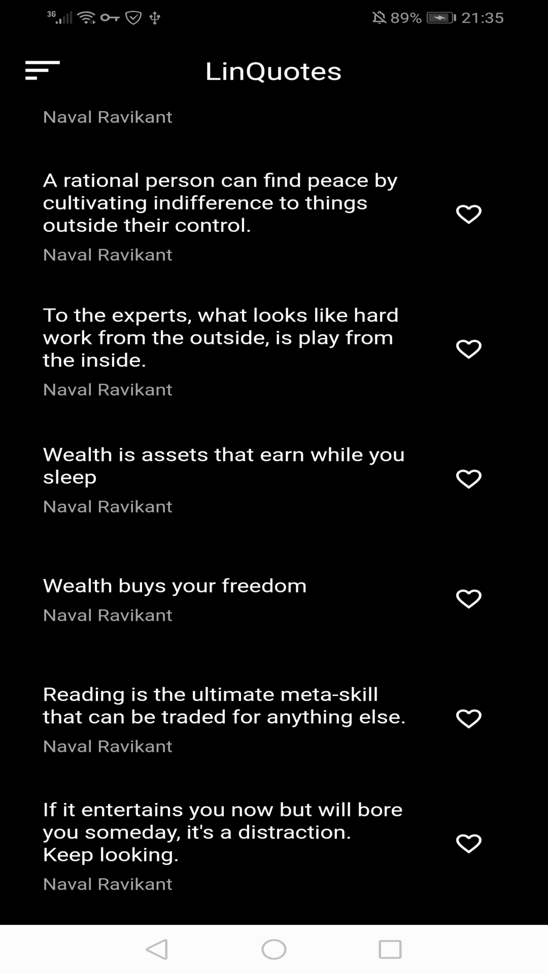 LinQuotes screenshot