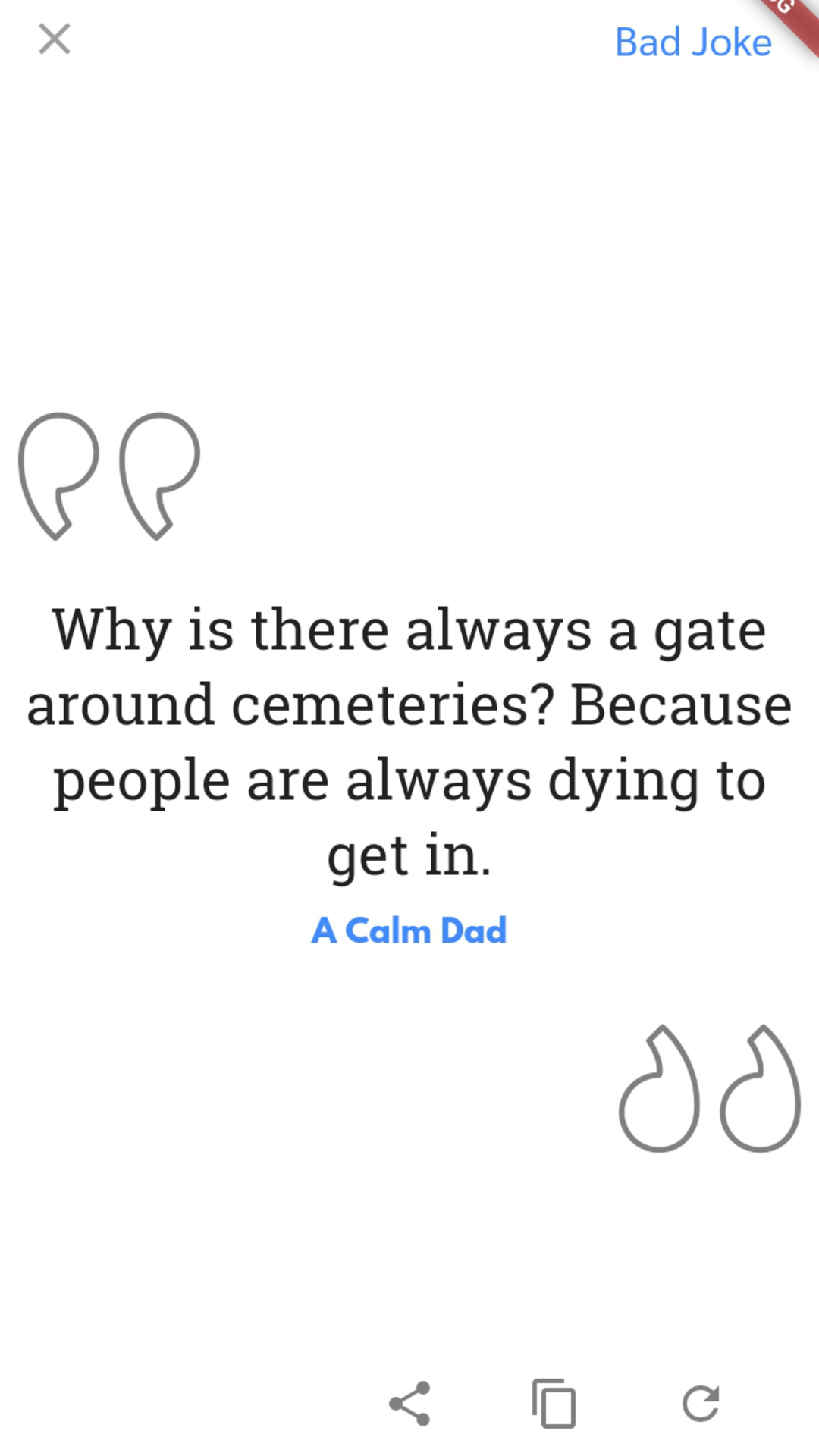 Bad Dad Joke screenshot