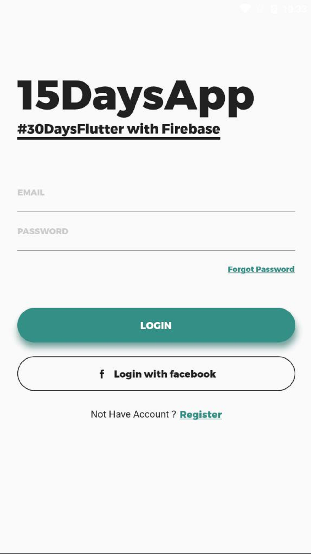 15DaysApp screenshot