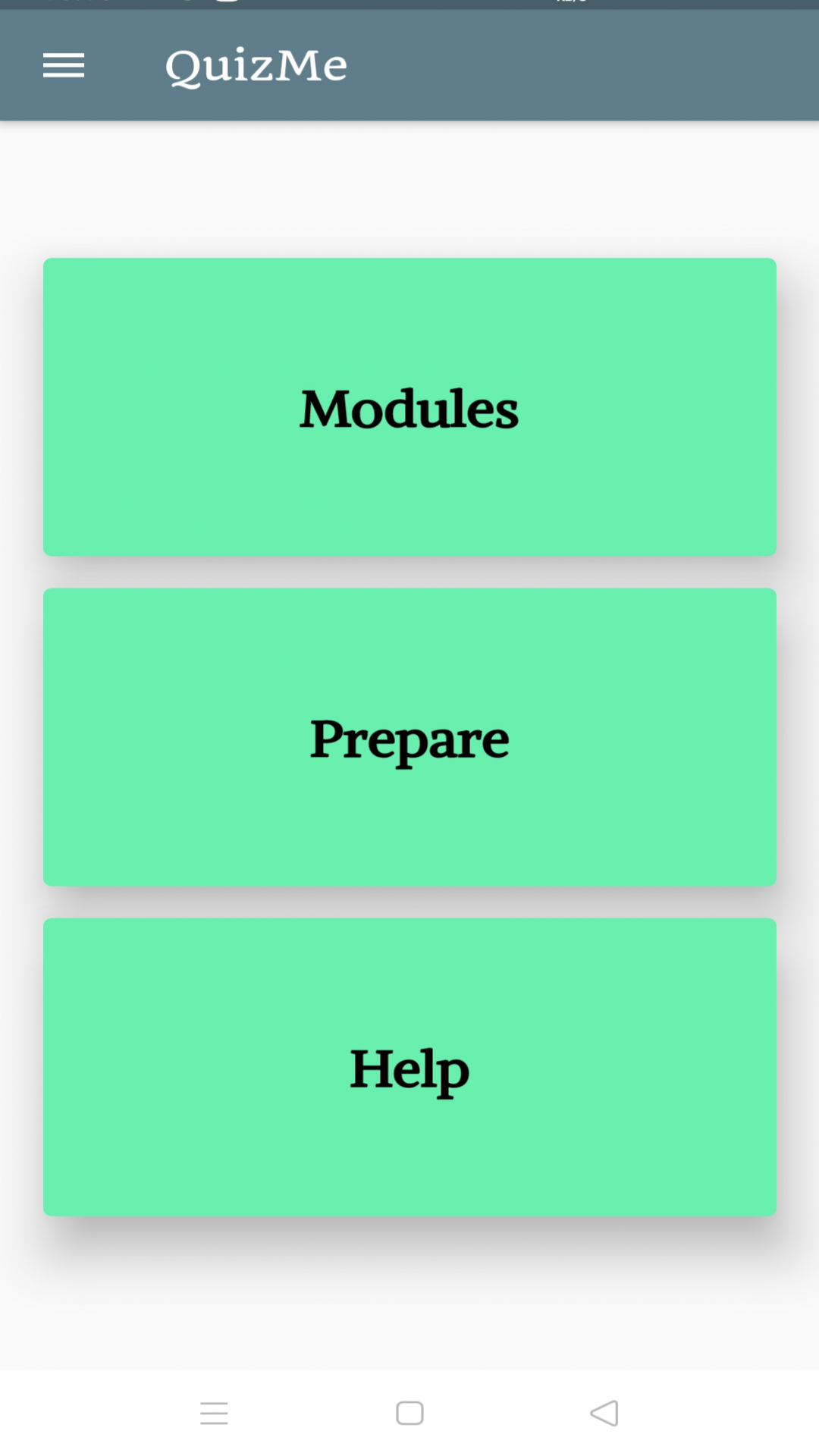 QuizMe screenshot