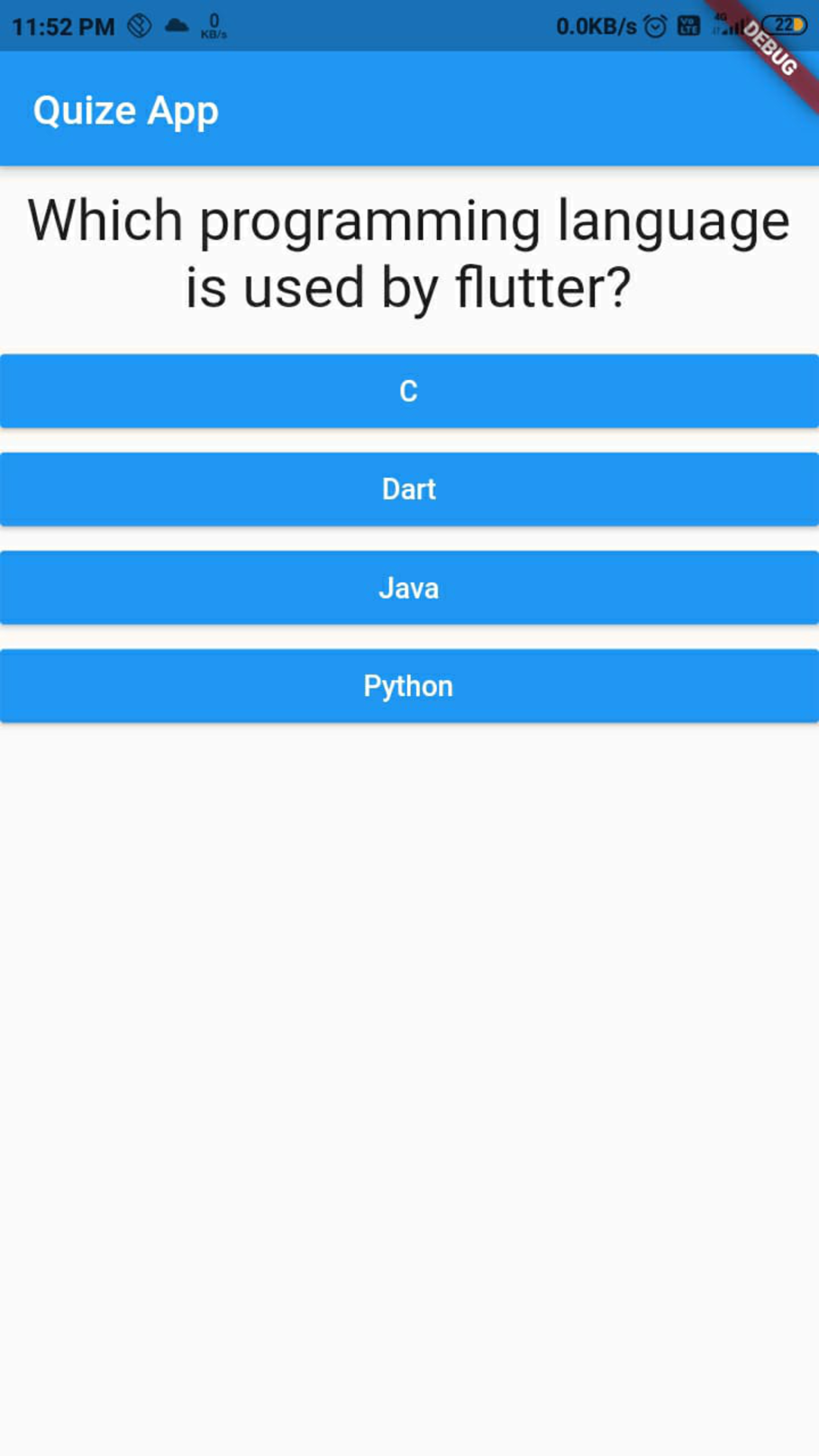 Take Quiz screenshot