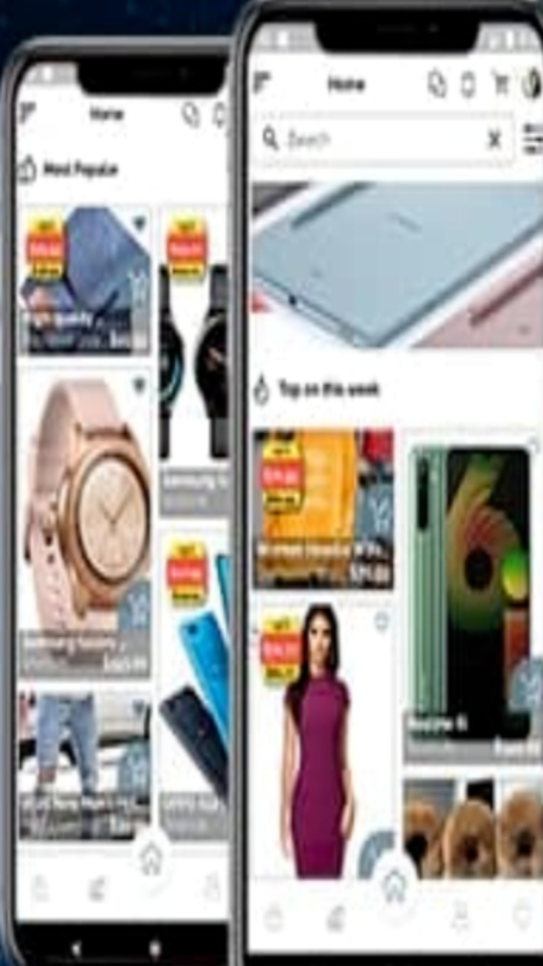 E-commerce app screenshot