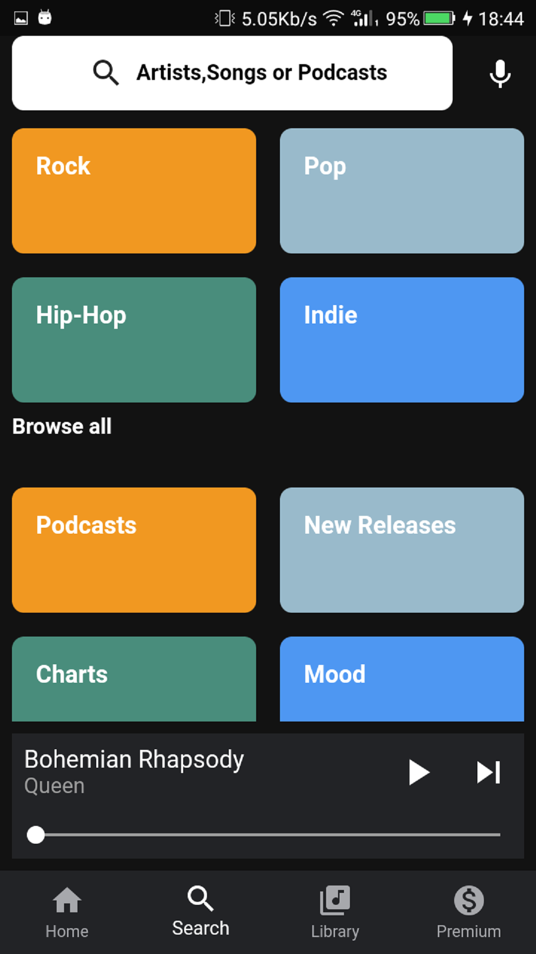 Spotify-app Clone screenshot