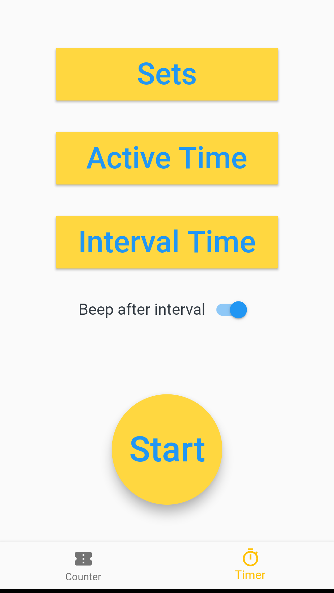 Simple Interval Timer / Counter screenshot