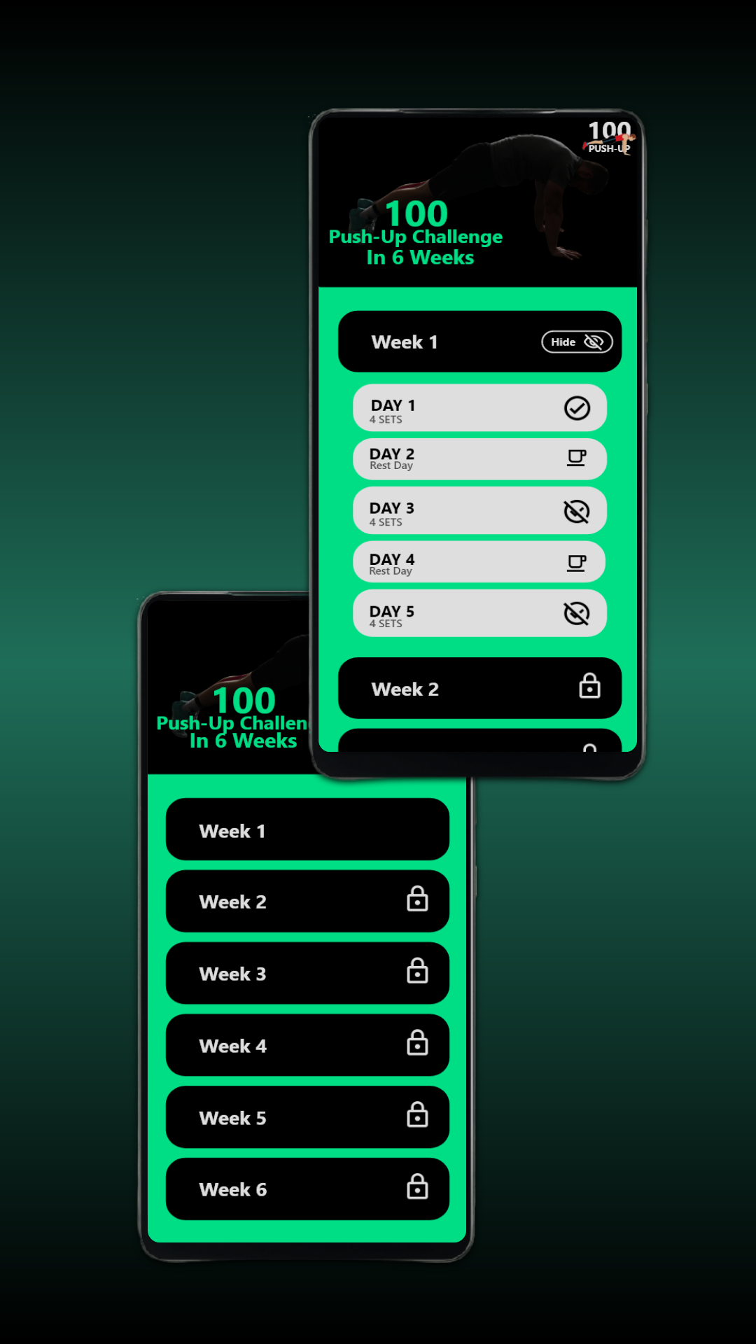 100 Push Ups In 6 Weeks - Workout At Home screenshot