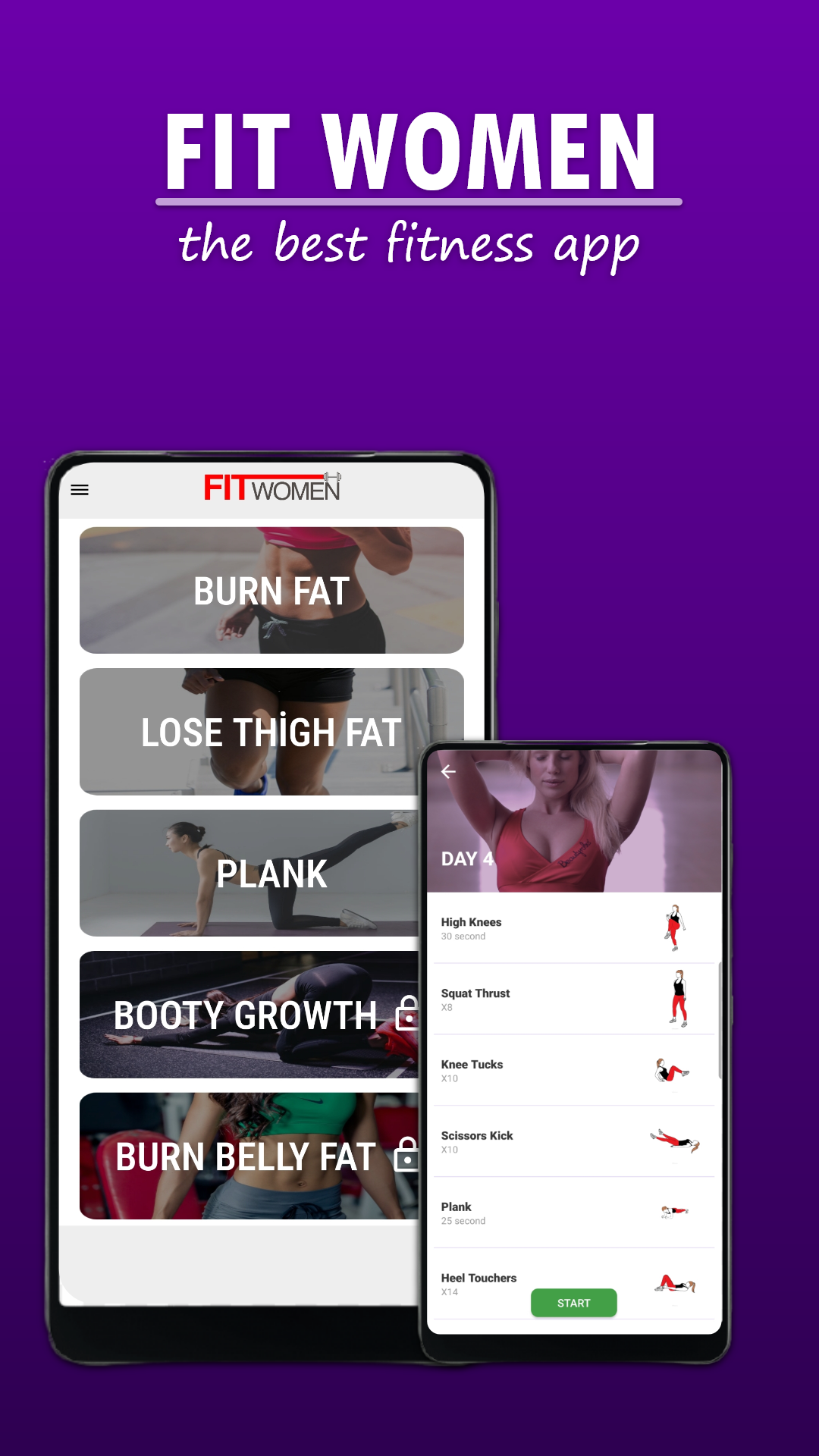 FitWomen - Plank, Belly, Thighs, Booty & Burn Fat screenshot