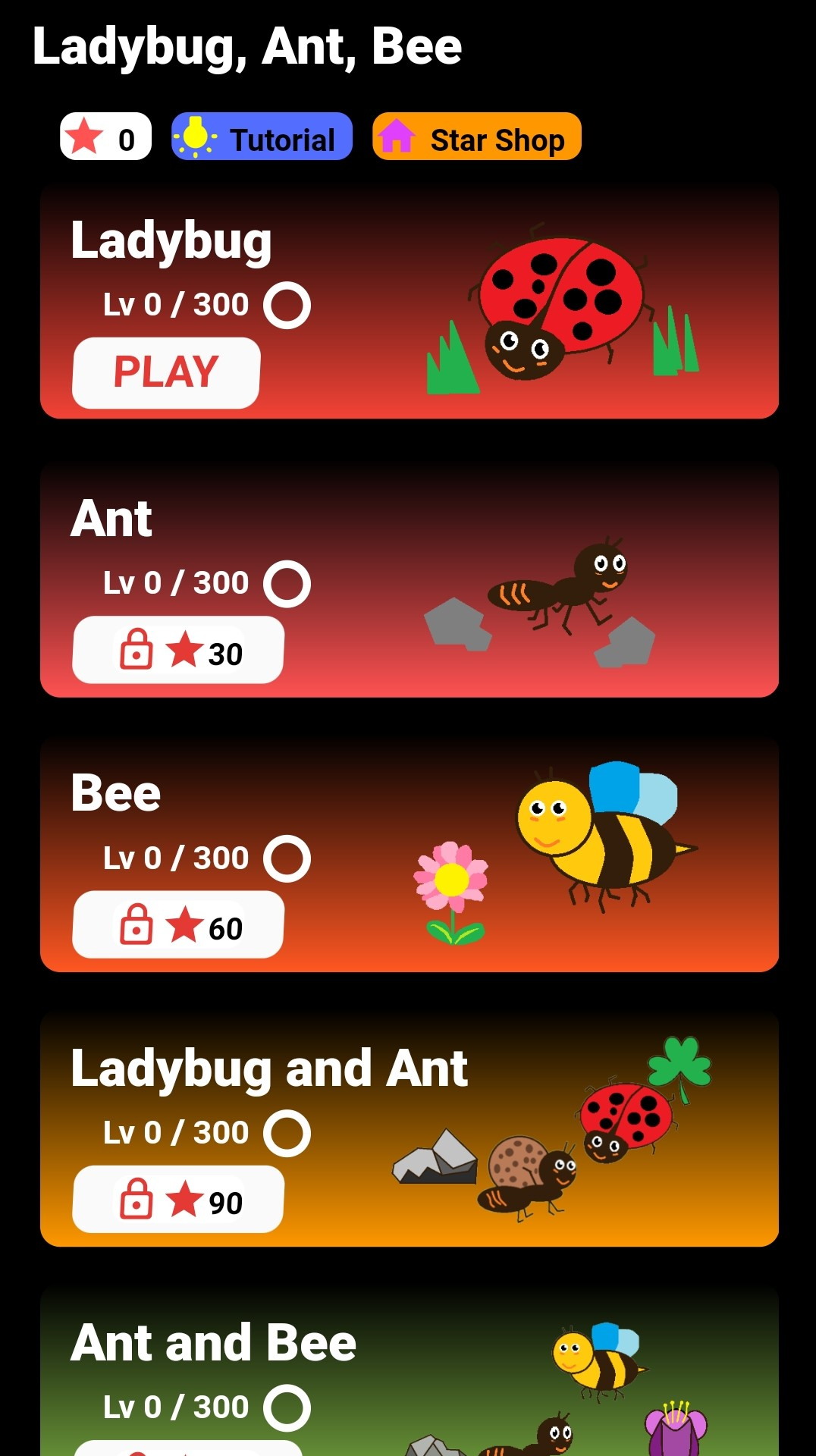 Ladybug Ant Bee screenshot