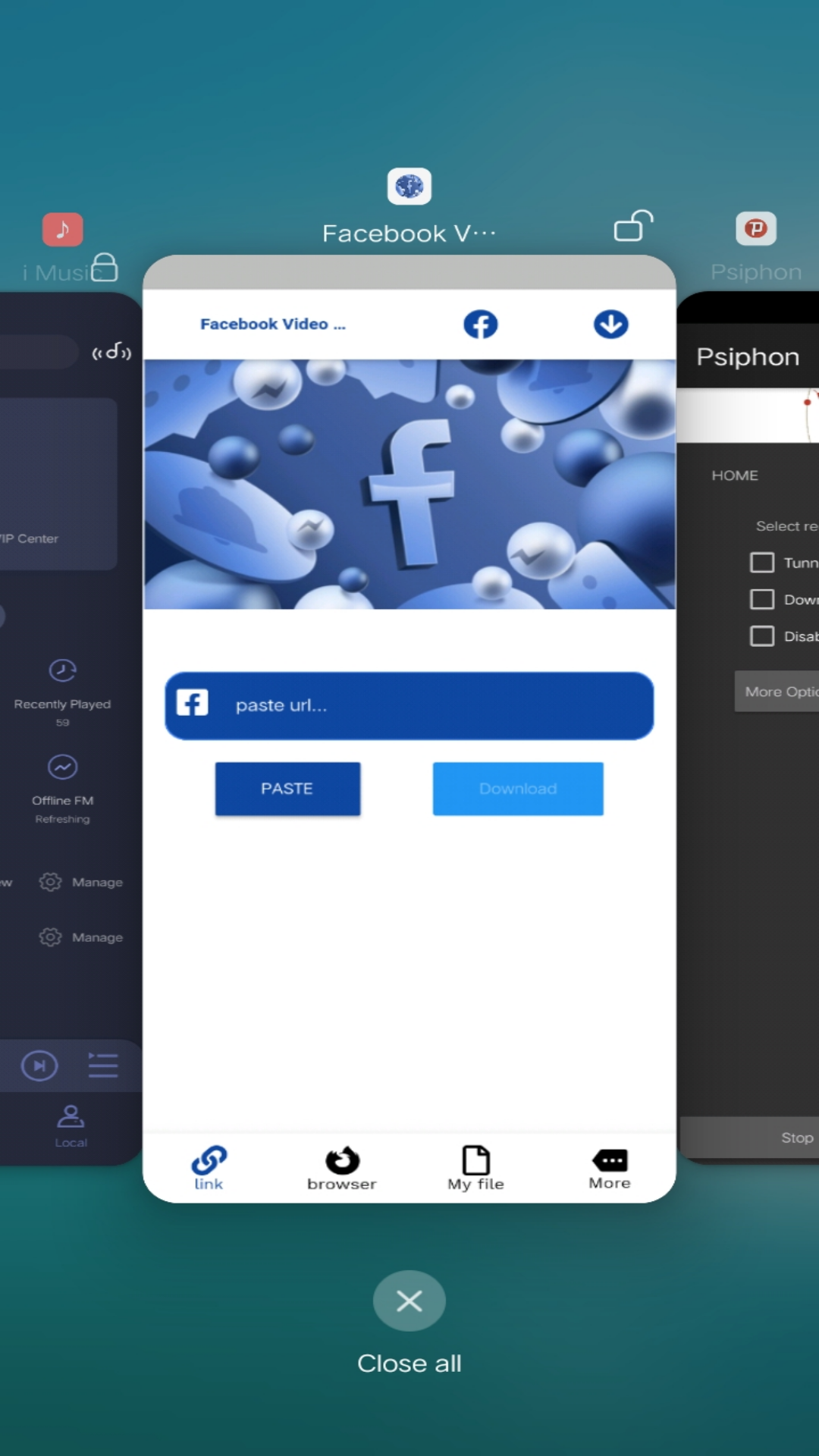 Wolf Lite Video Downloader For Facebook screenshot