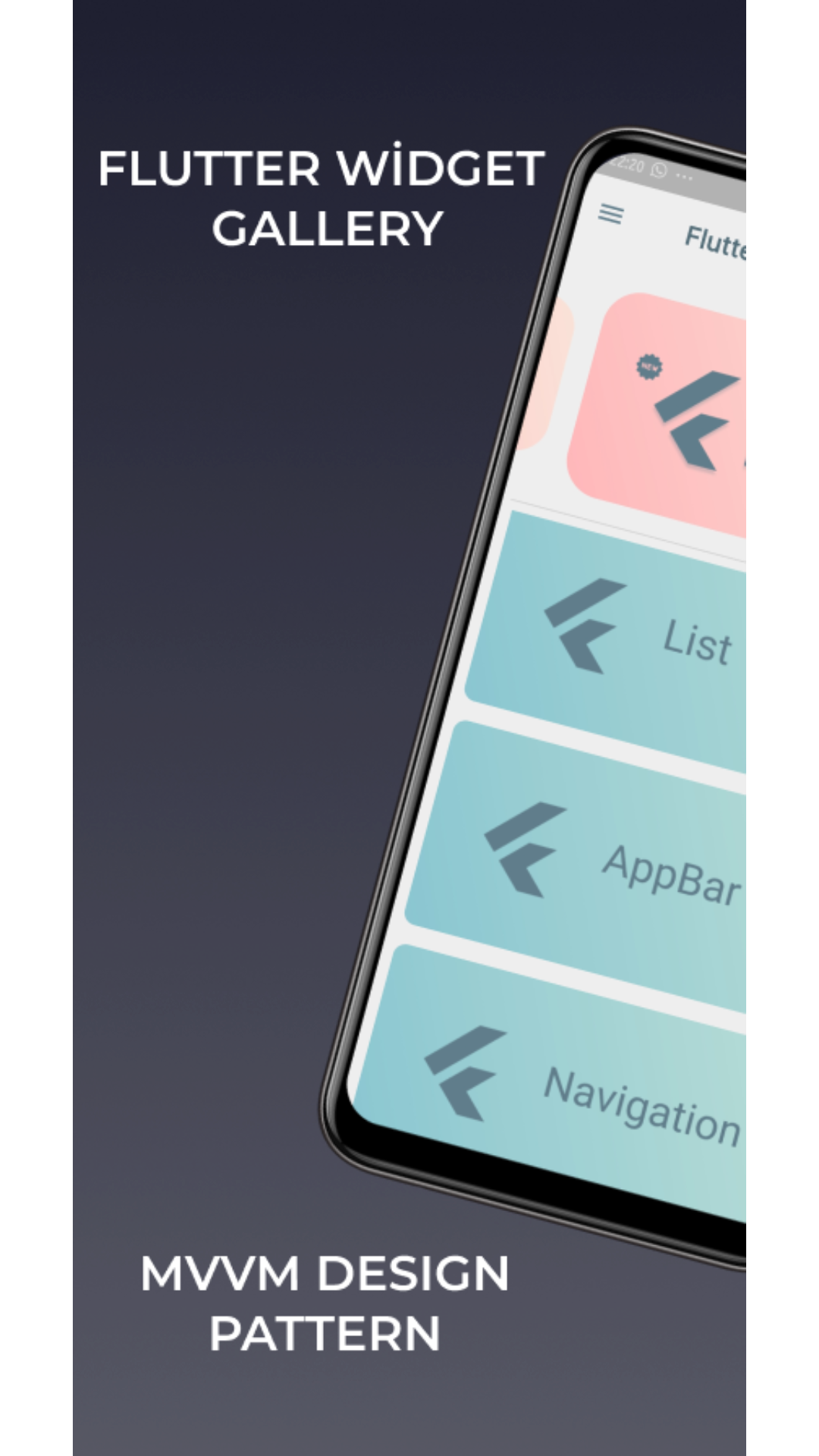 Flutter Widget Gallery screenshot