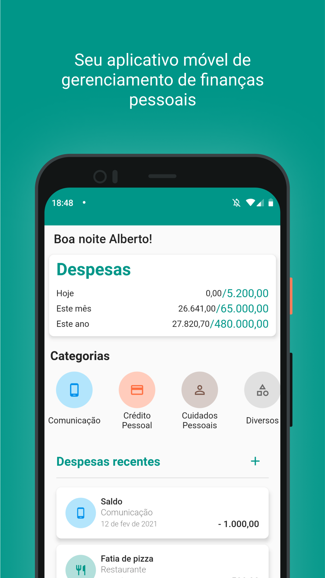 Despesas screenshot