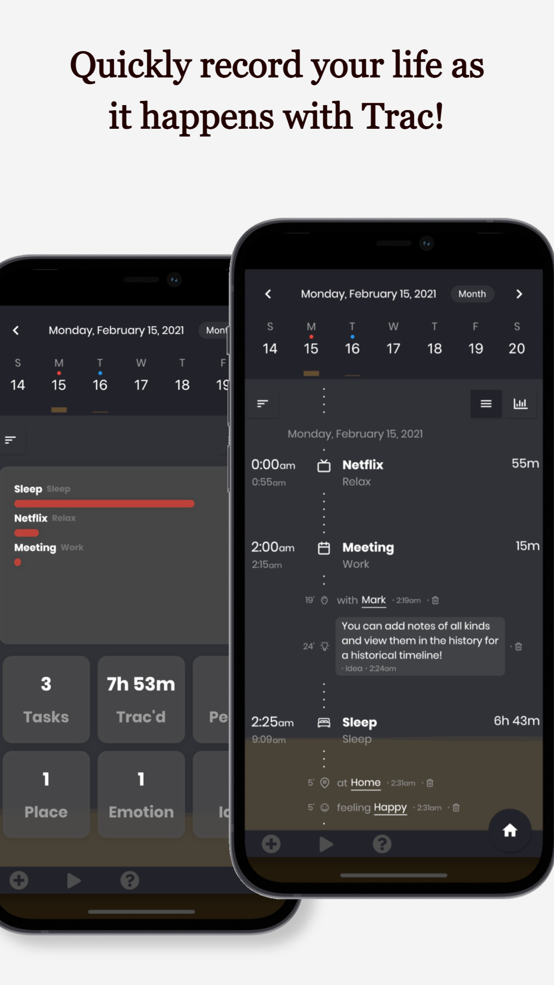 Trac! screenshot