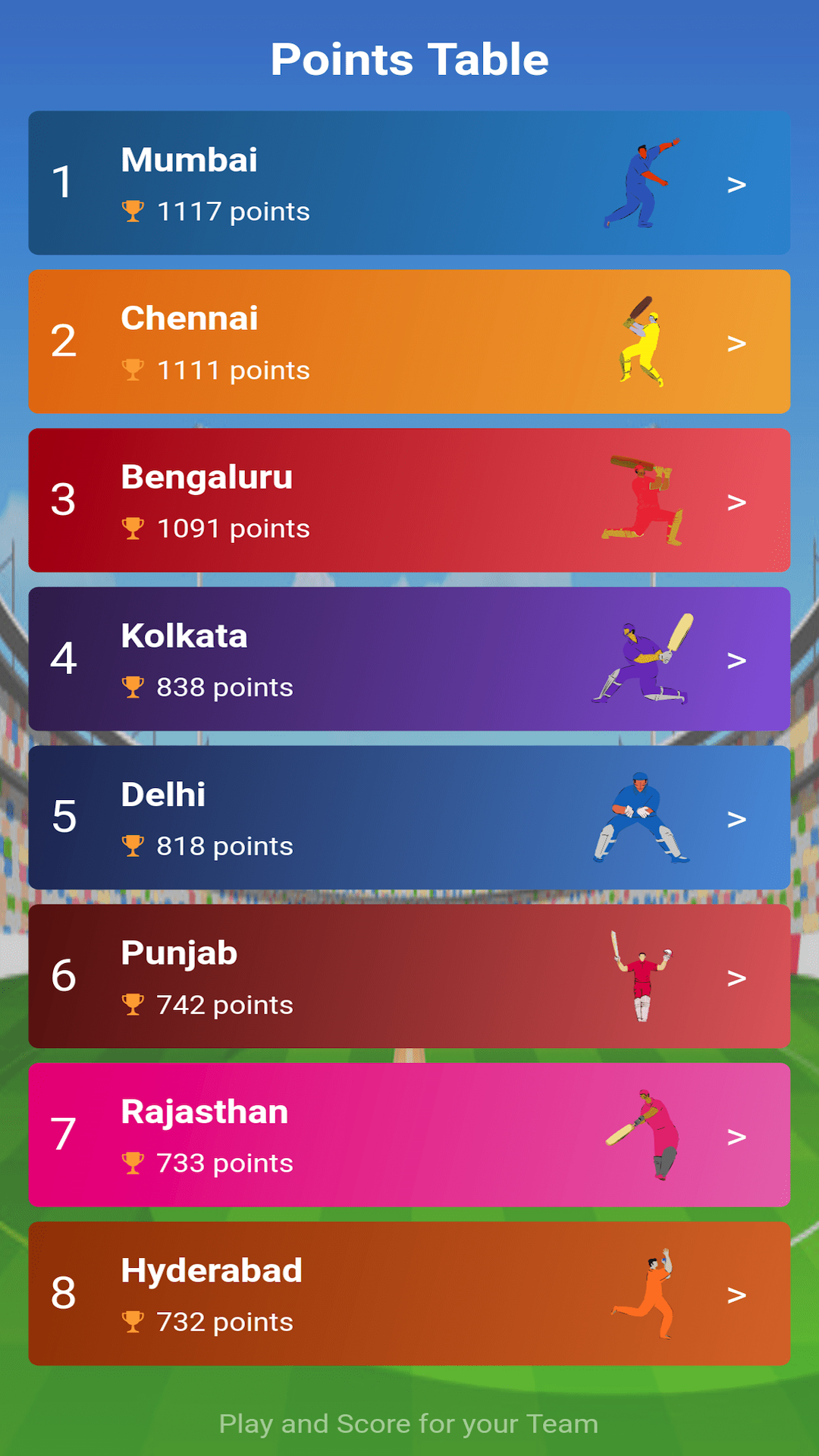 IPL Trump Cards screenshot