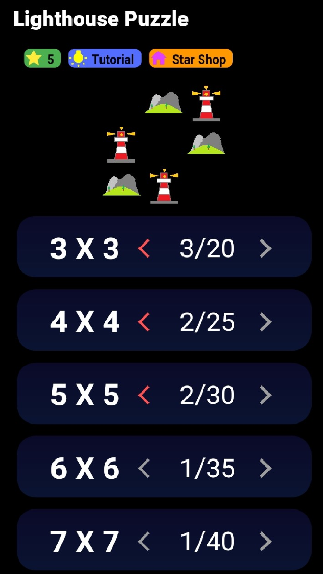 Lighthouse Puzzle screenshot