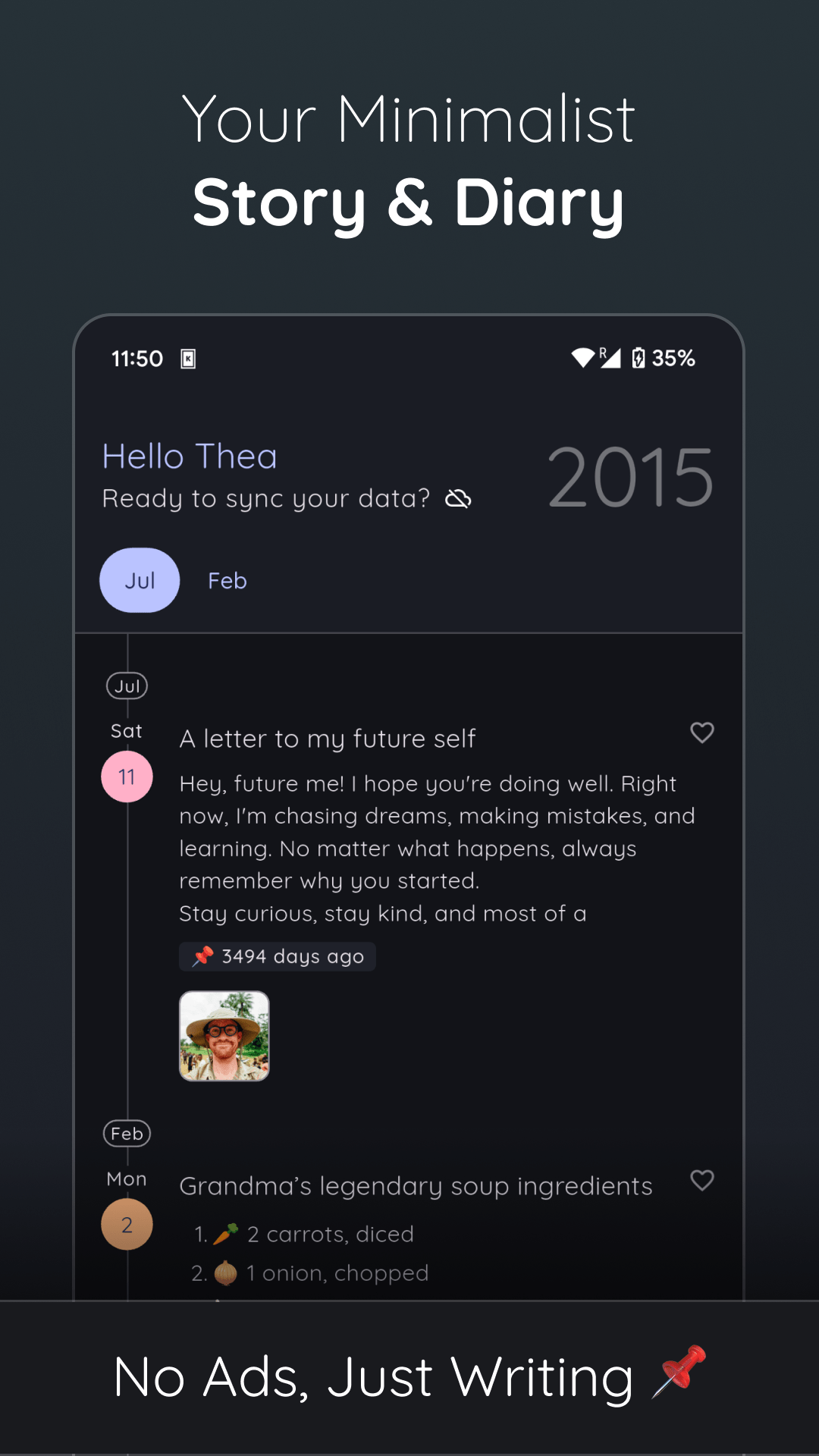 StoryPad - Write Story, Note, Diary screenshot