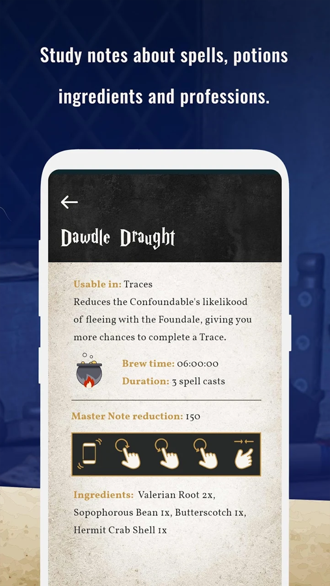 Wizards GO - The ultimate Guide & Calculator screenshot
