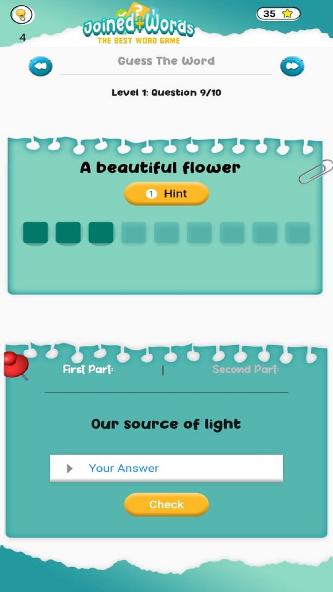 Joined Words screenshot