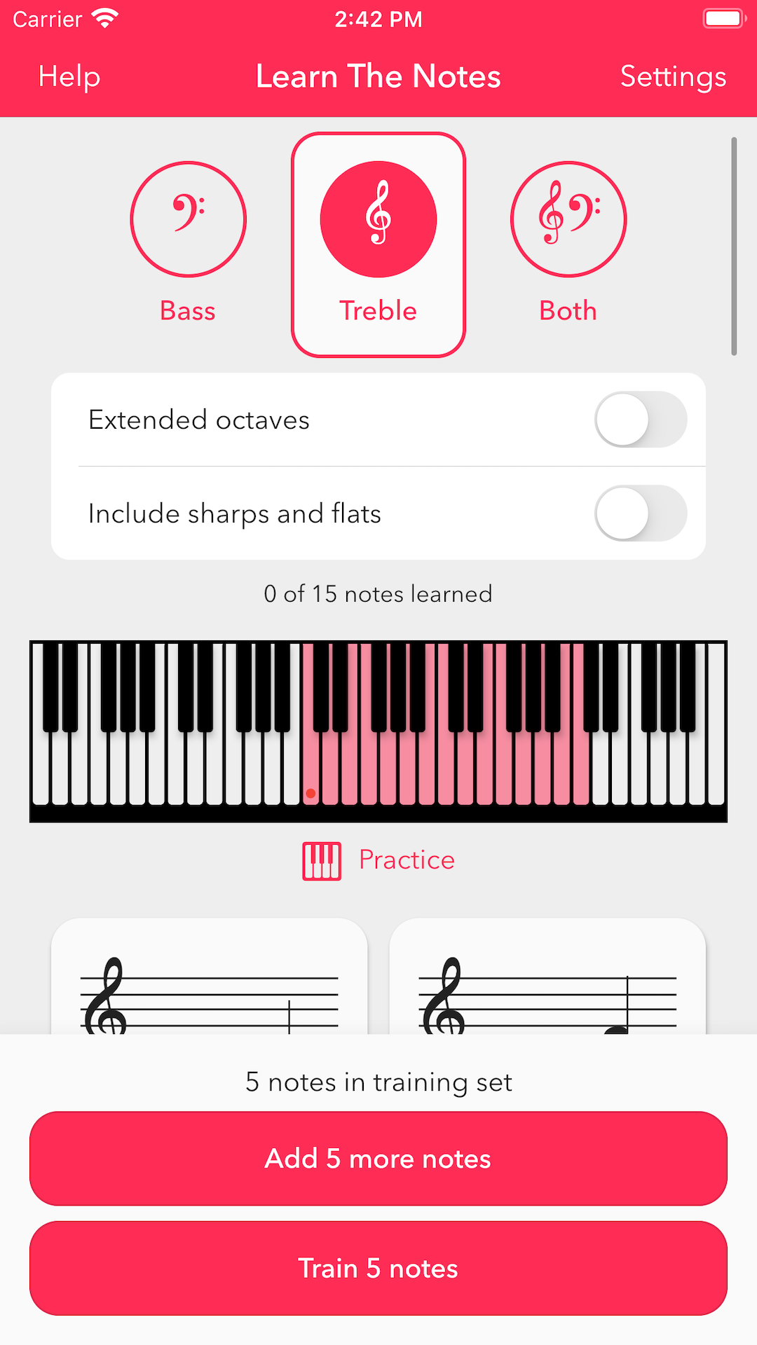 Learn The Notes screenshot