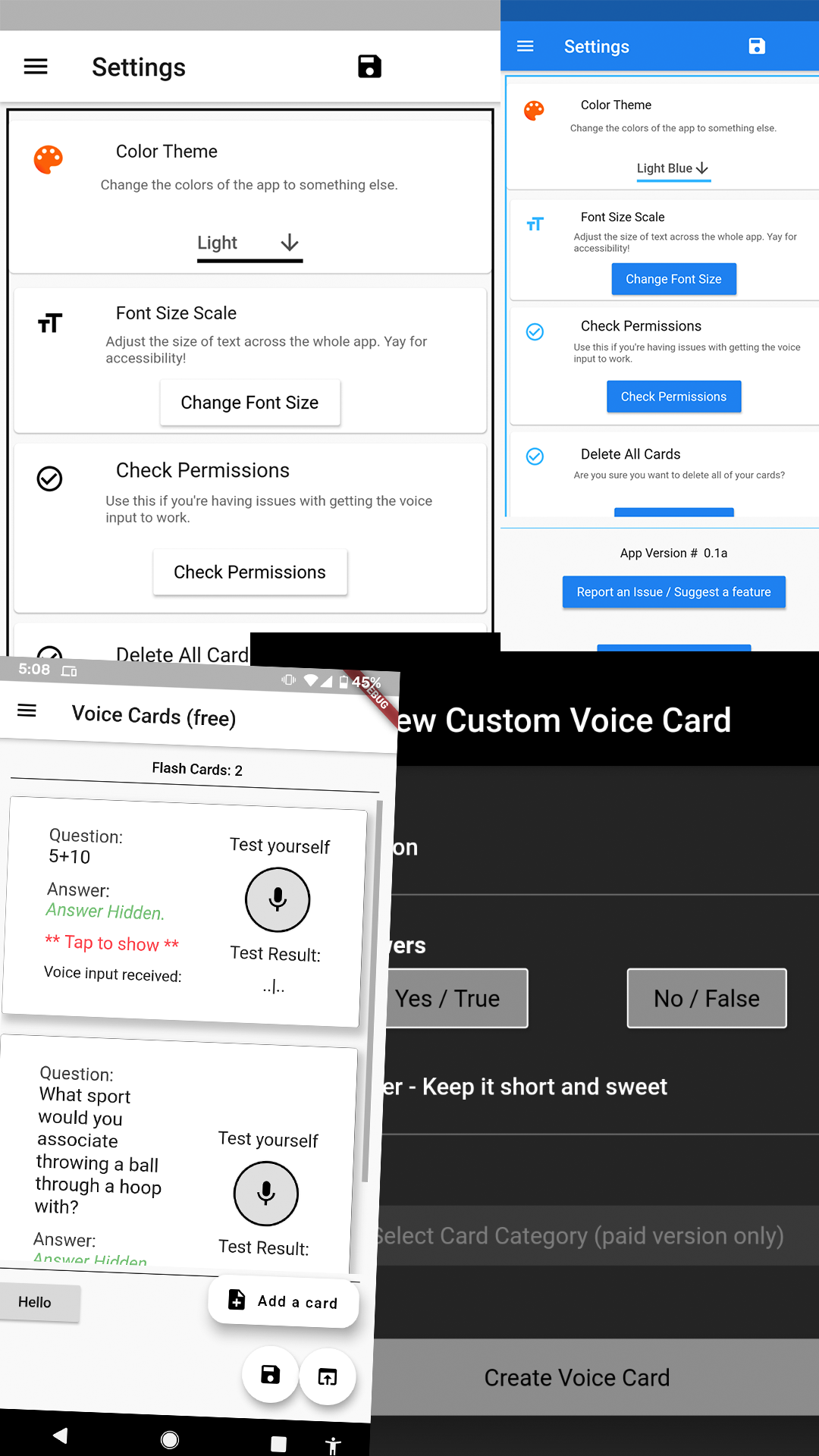 Voice Cards screenshot