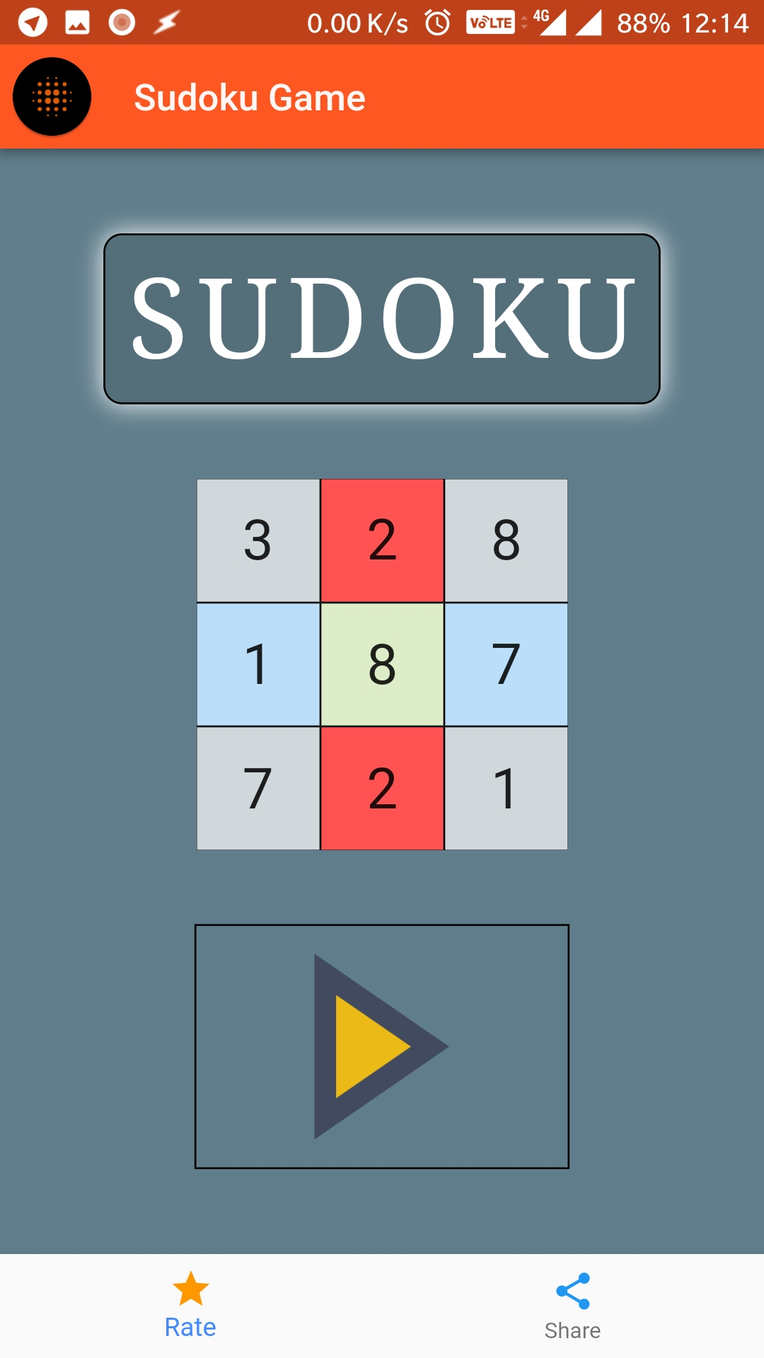 Sudoku Game screenshot