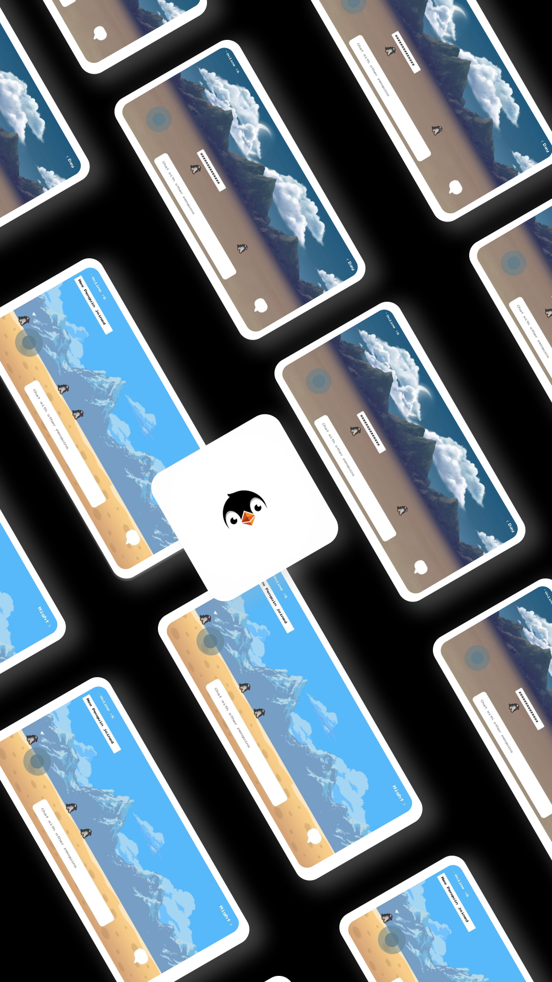 Penguin Chat: Anonymous chat in virtual world screenshot