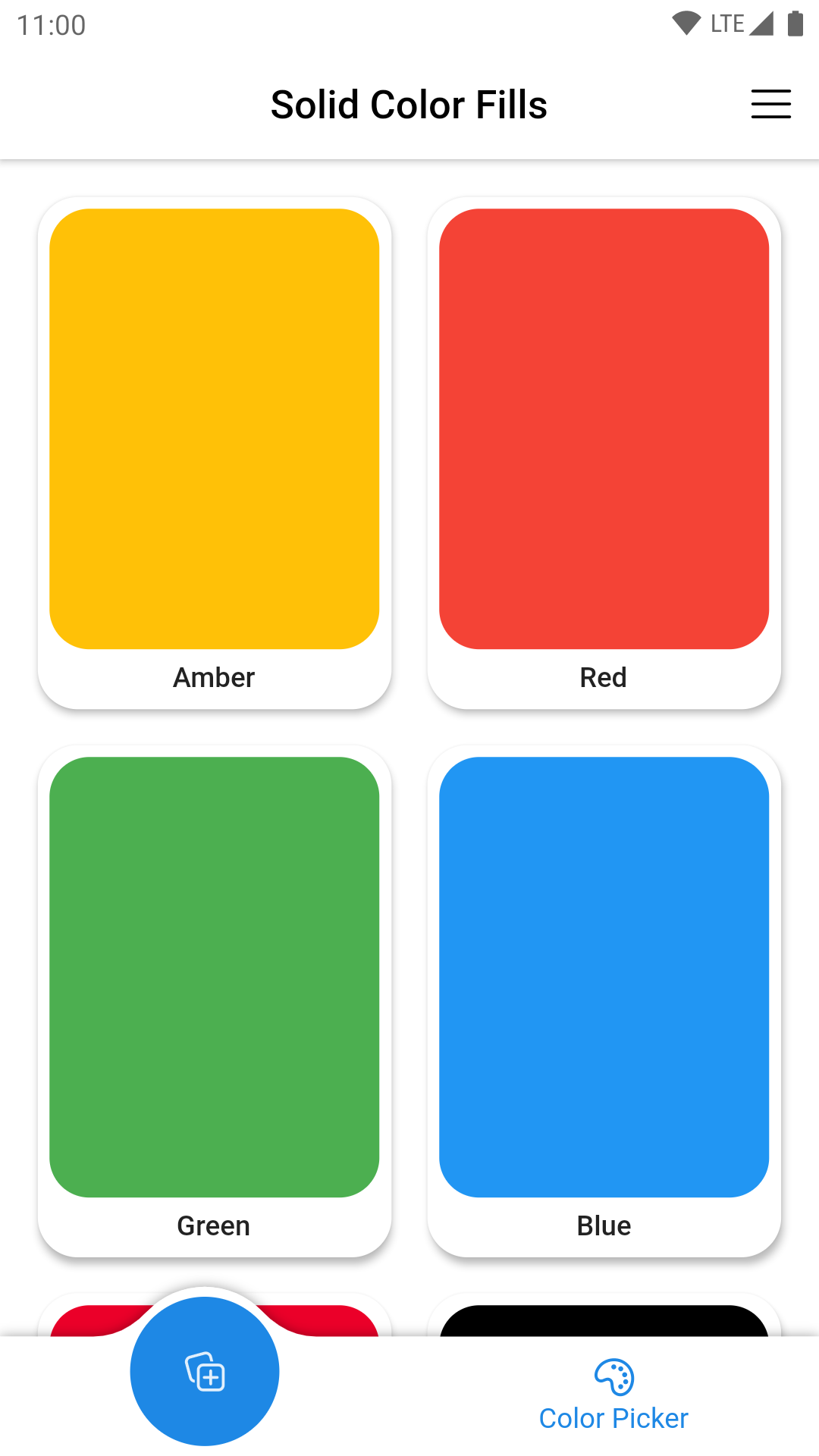 Solid Color Fills screenshot