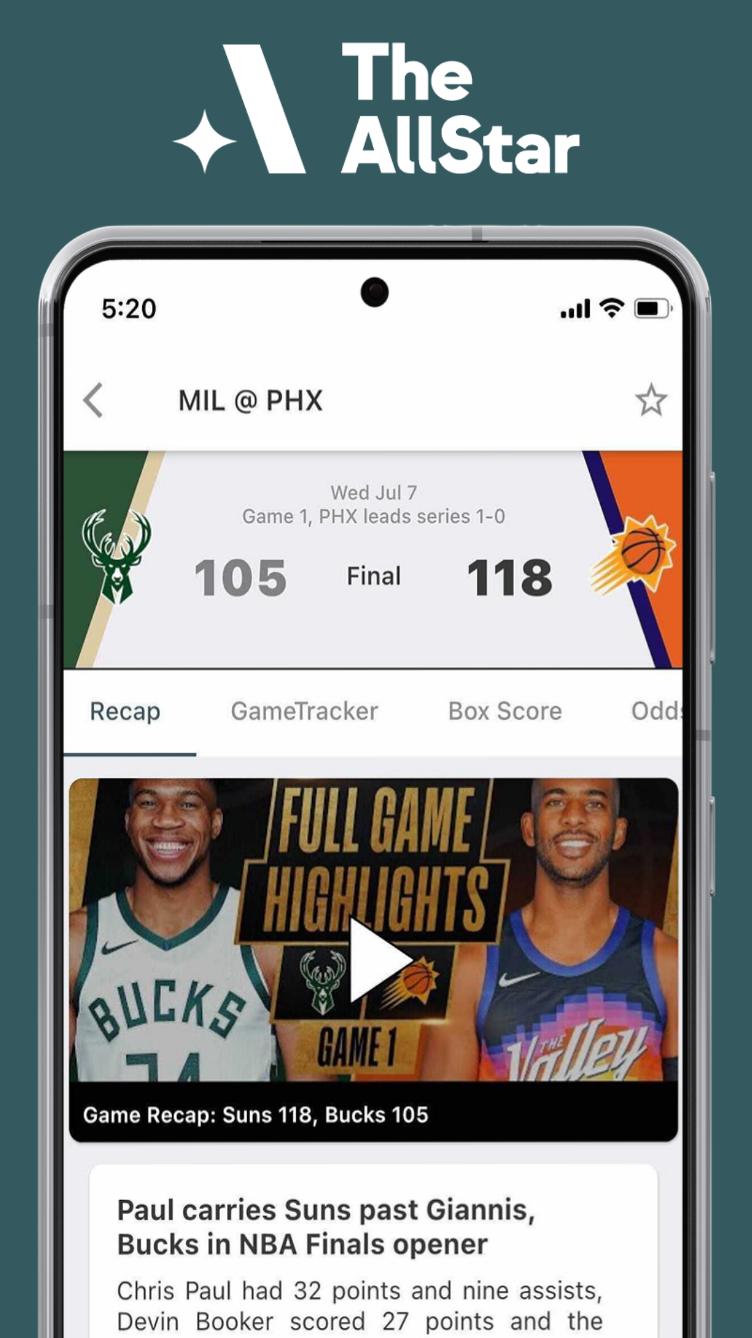 The Allstar - The Inside Scoop for Sports screenshot