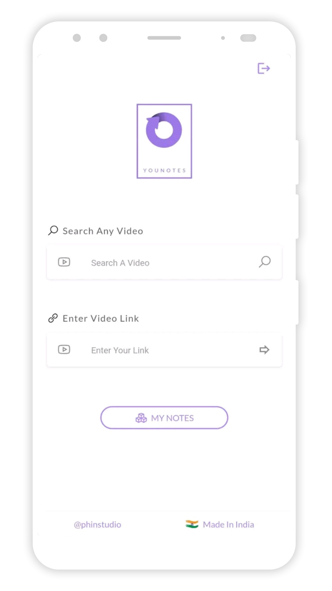 YouNotes screenshot