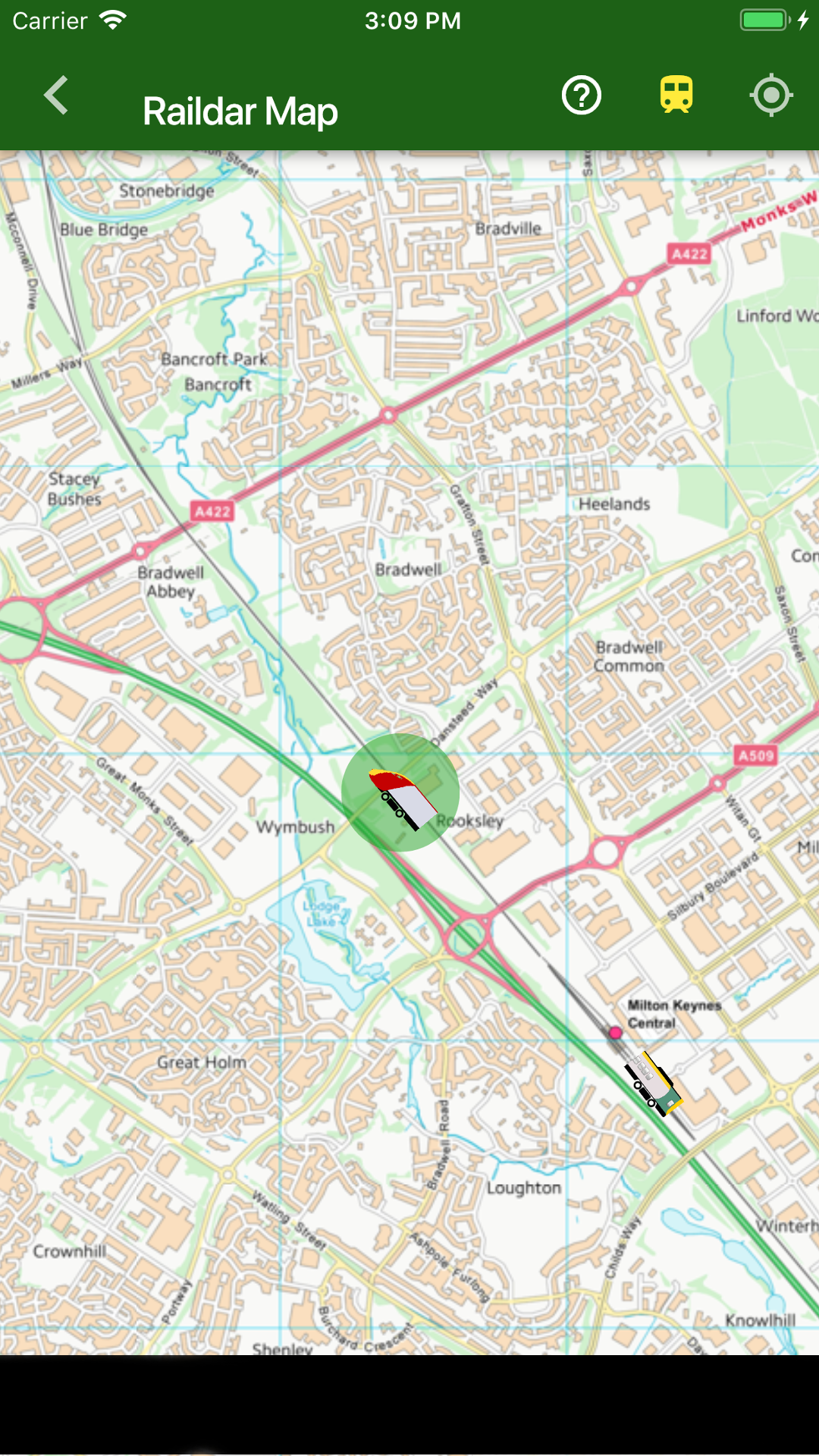 Raildar screenshot