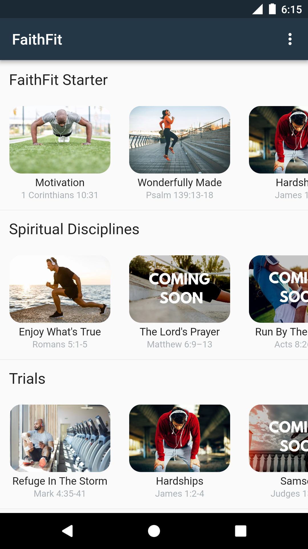 FaithFit Project screenshot