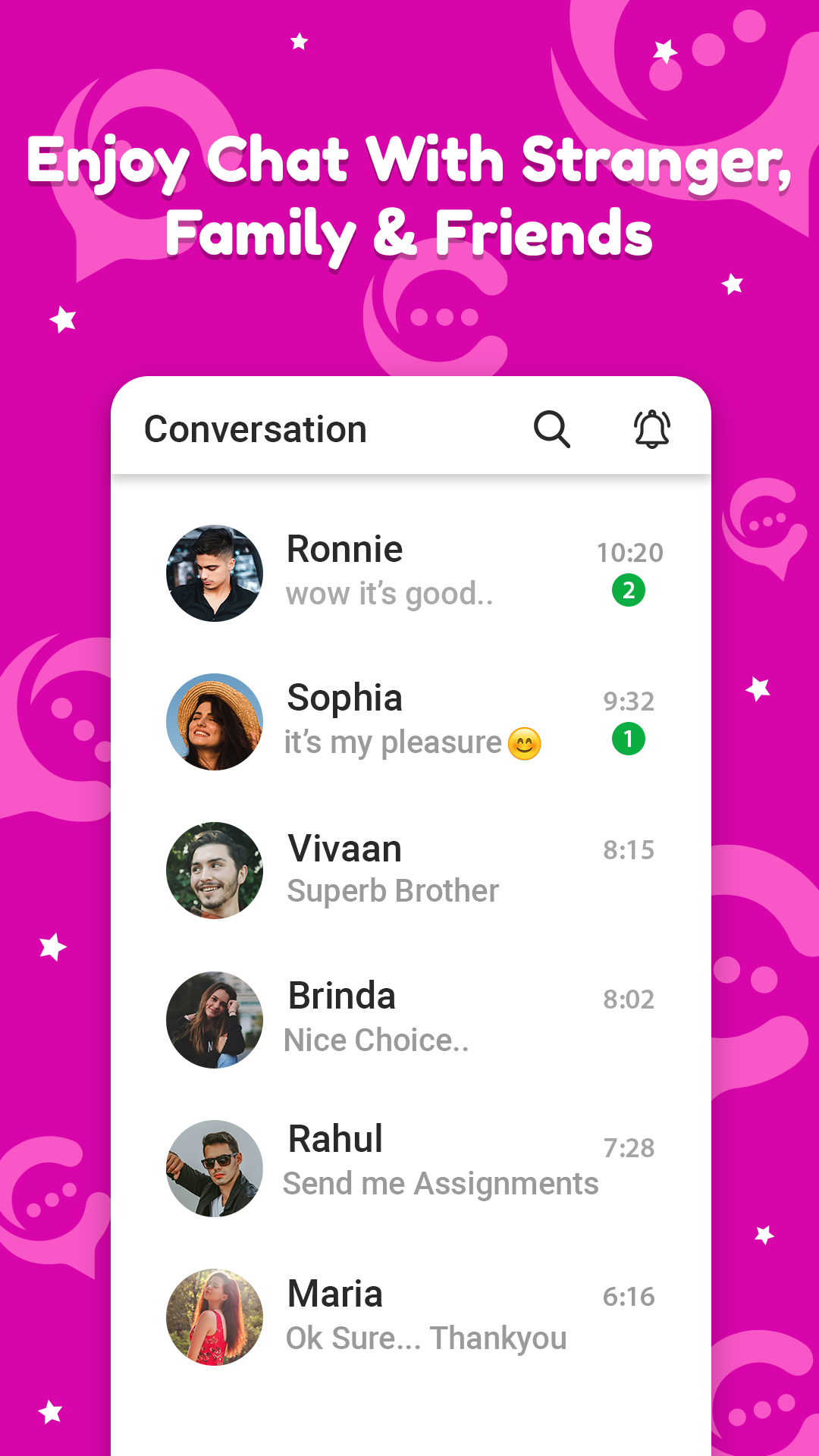 Chatzinga screenshot