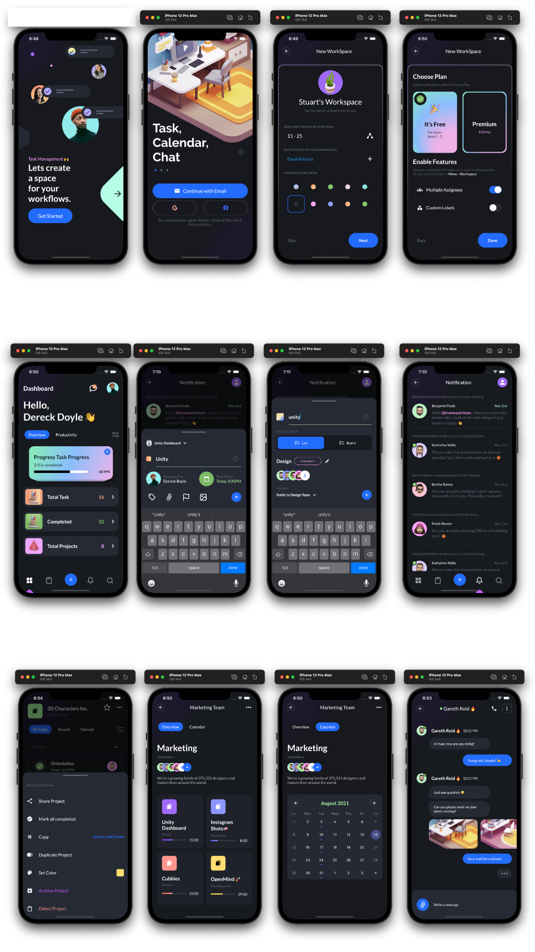 Taskez screenshot