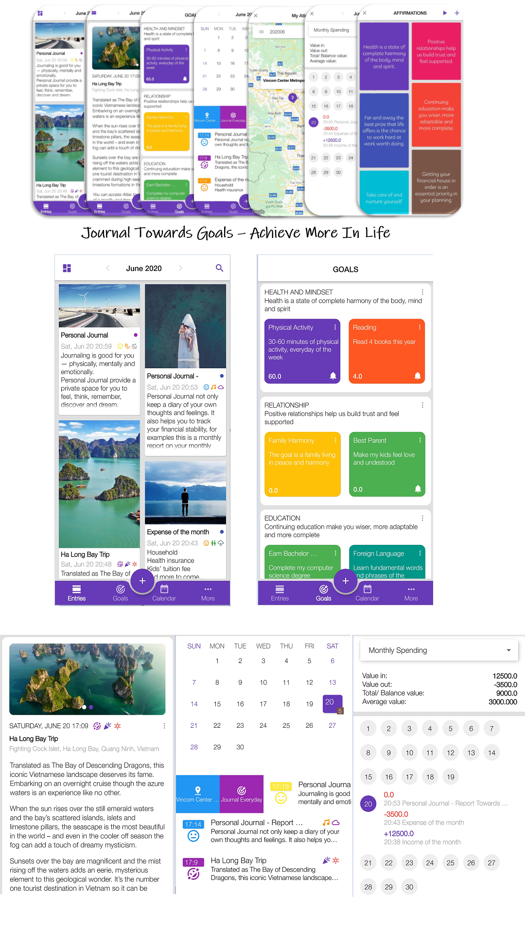 Perfect Journal - Diary Towards Goals screenshot