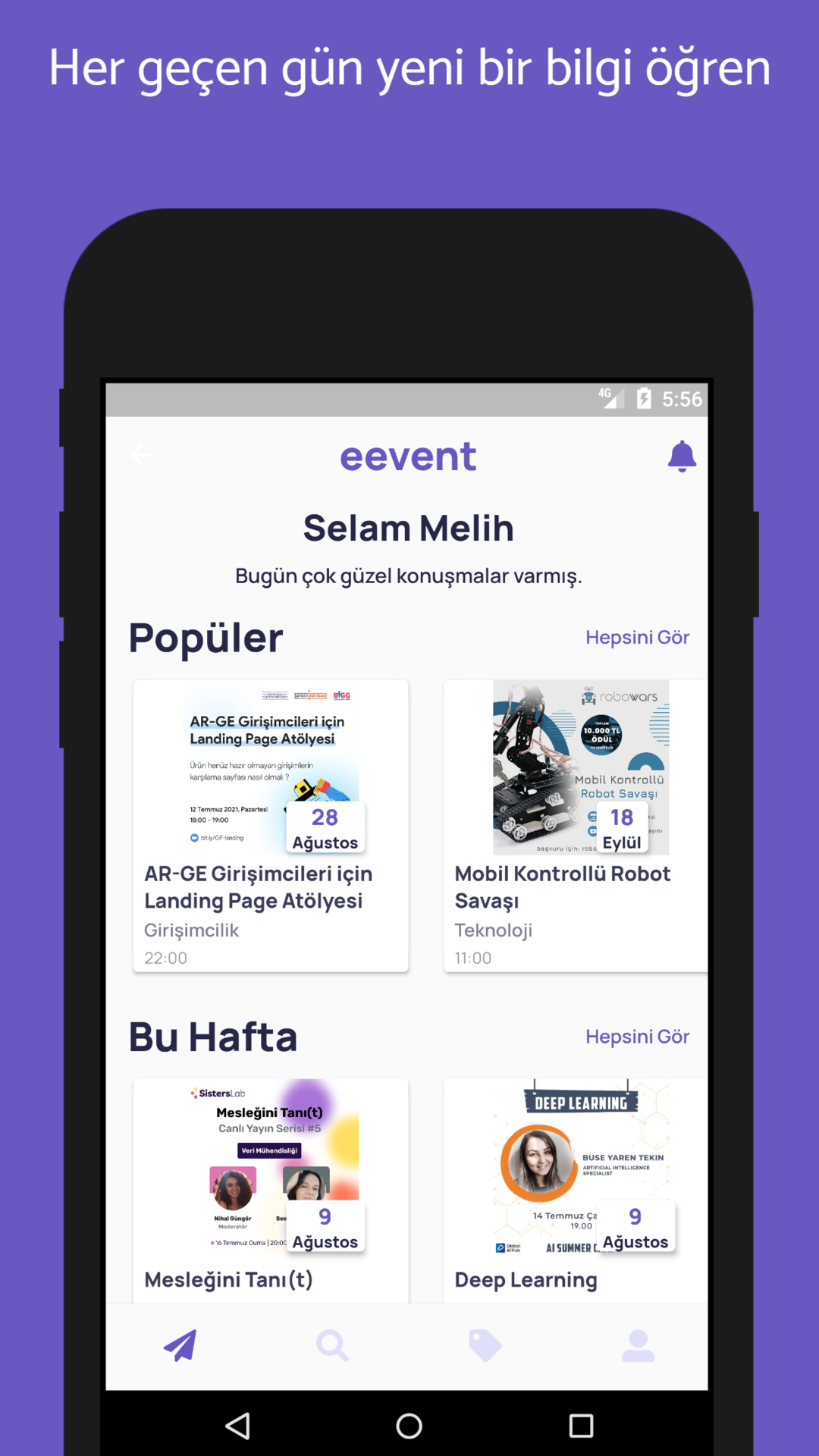 eevent screenshot
