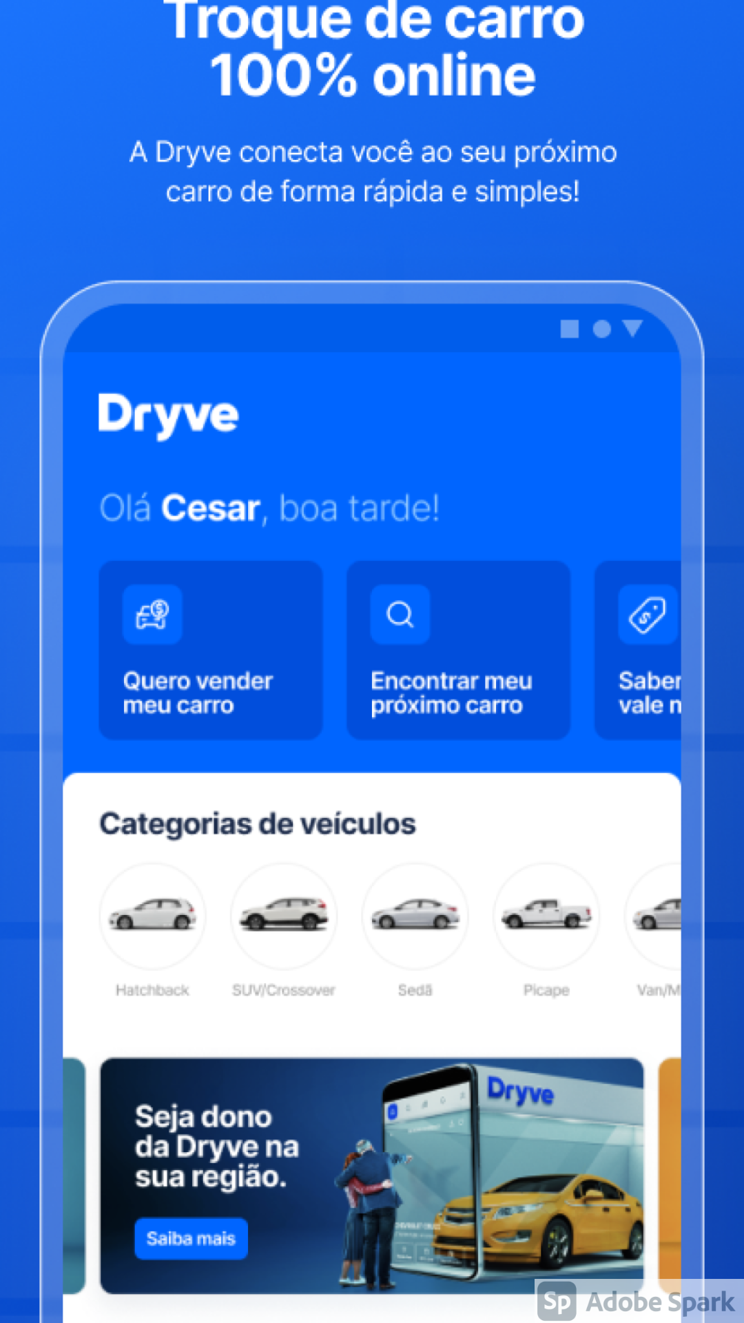 Dryve screenshot
