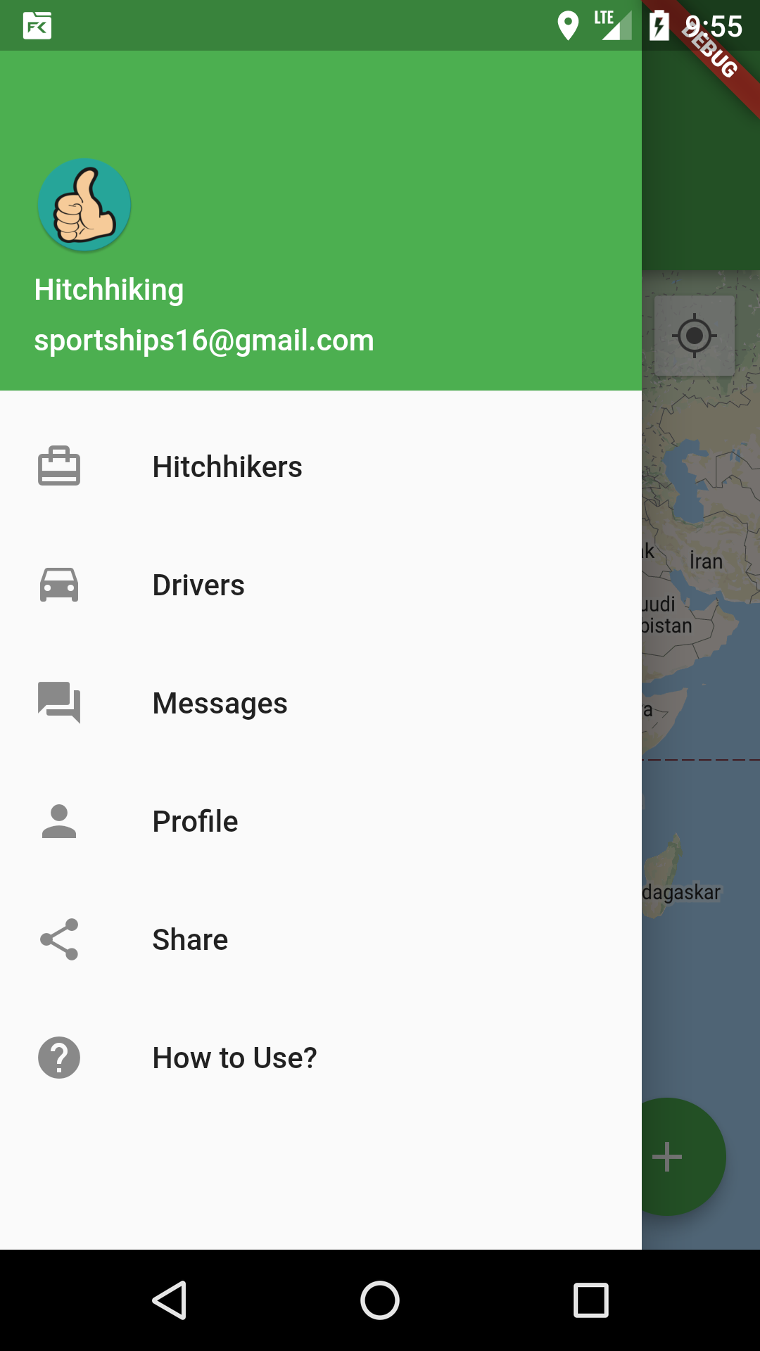 Hitchhiking screenshot