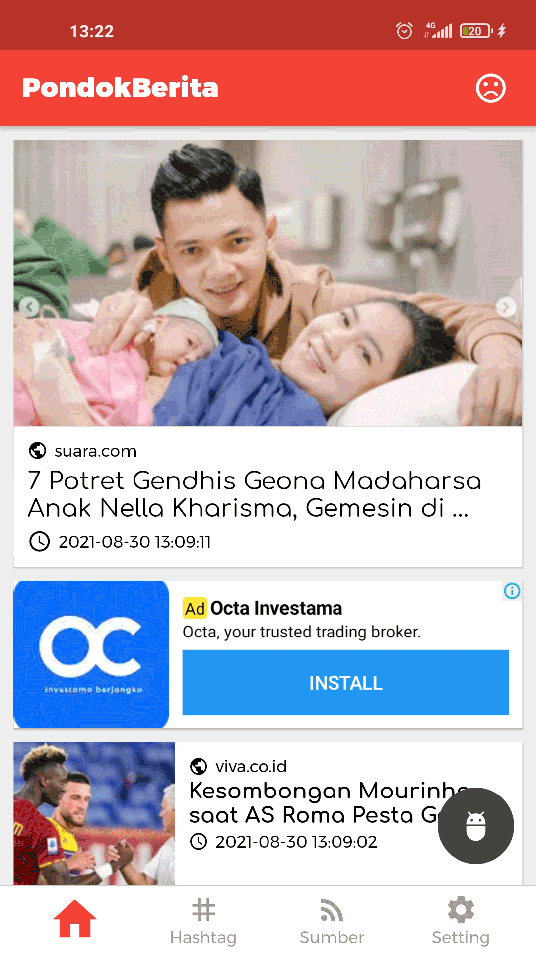 Pondok Berita screenshot
