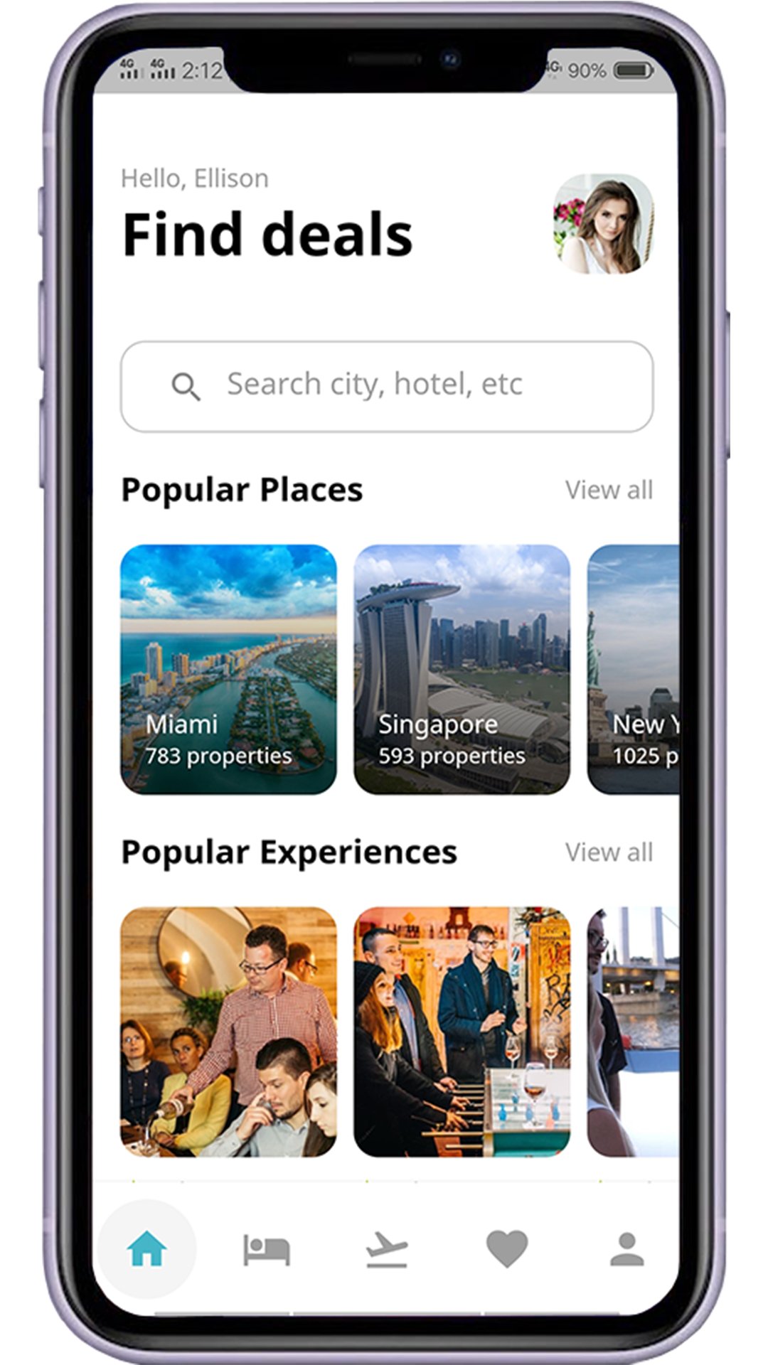 Flutter Hotel Booking and Tour Travel App Template in Flutter | TravelPro screenshot