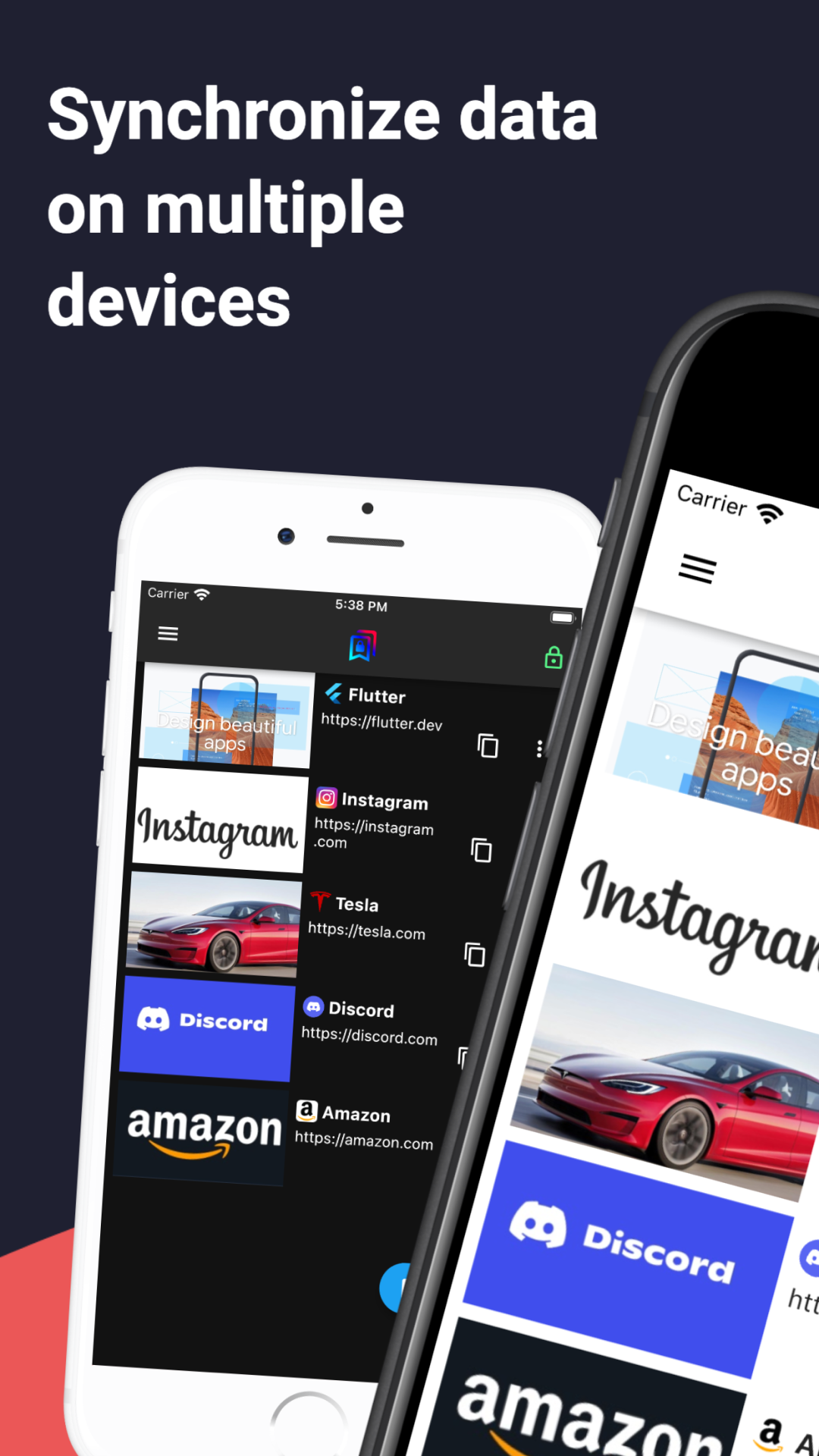 Bookmark Safe - Cloud & Secret screenshot