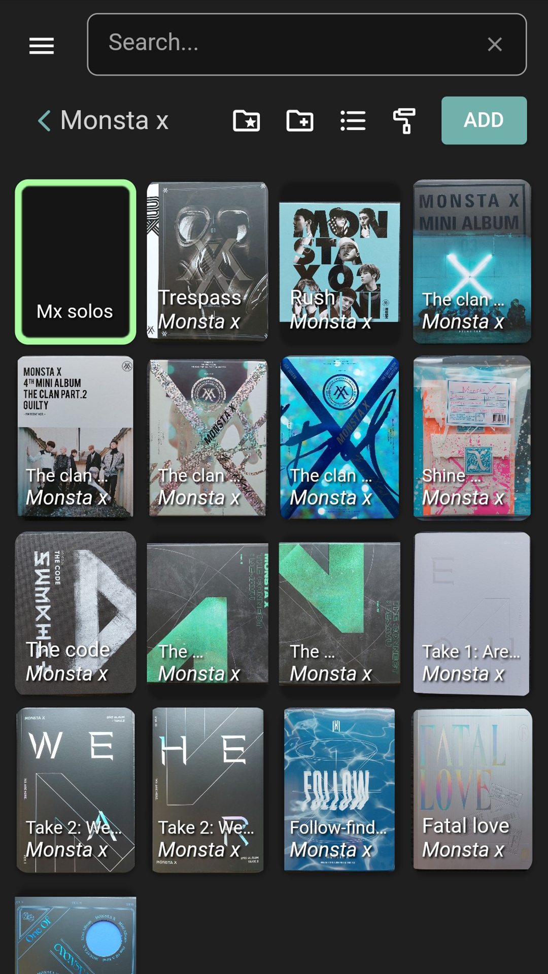K library screenshot