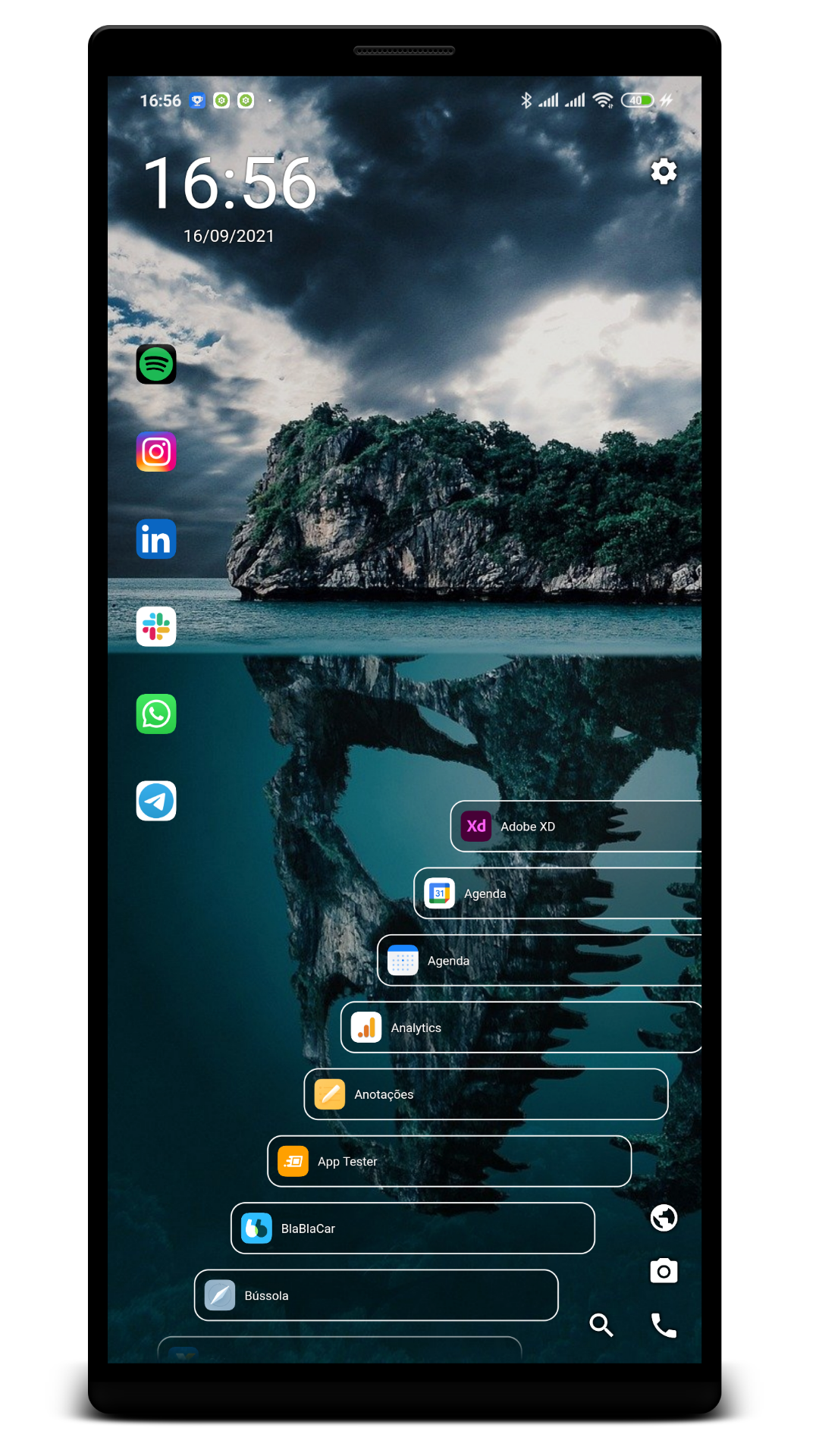 Scalator launcher screenshot