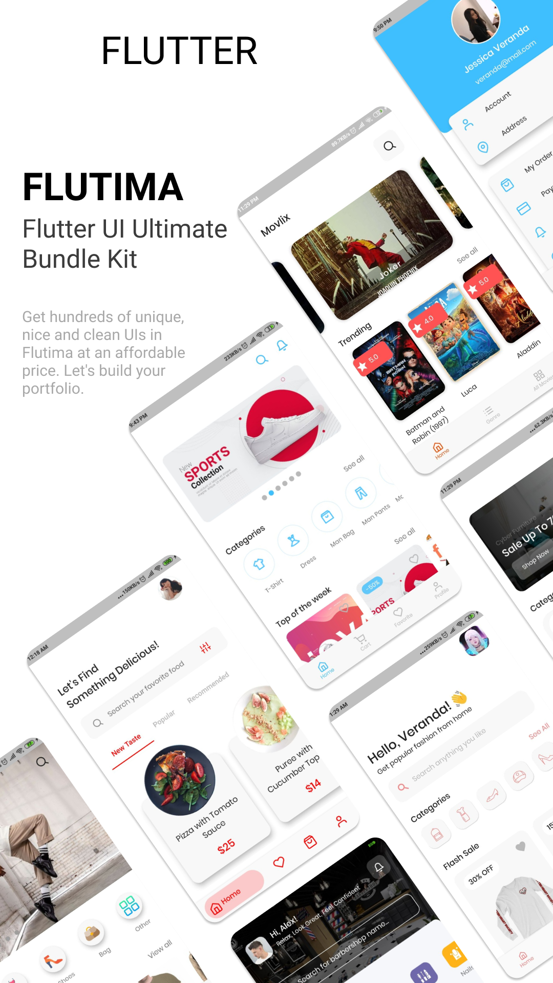 Flutima | Flutter UI Bundle Kit screenshot