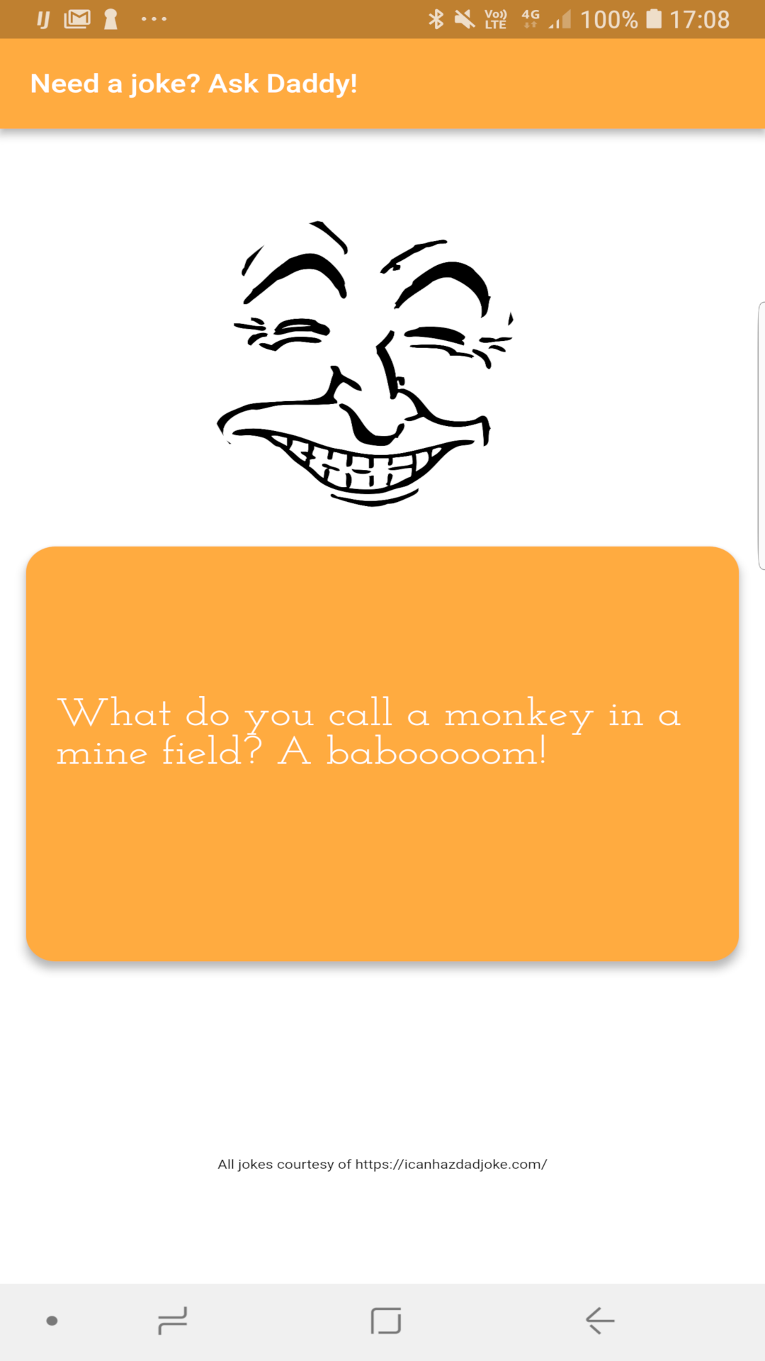 Another Dad jokes App screenshot