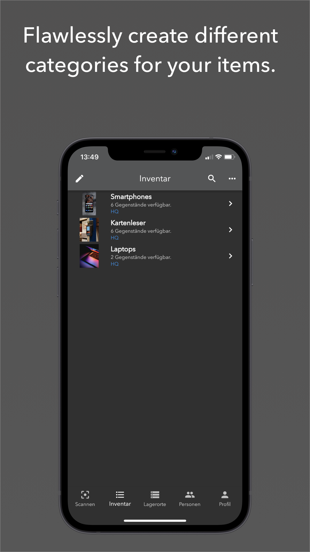 InventarQR screenshot