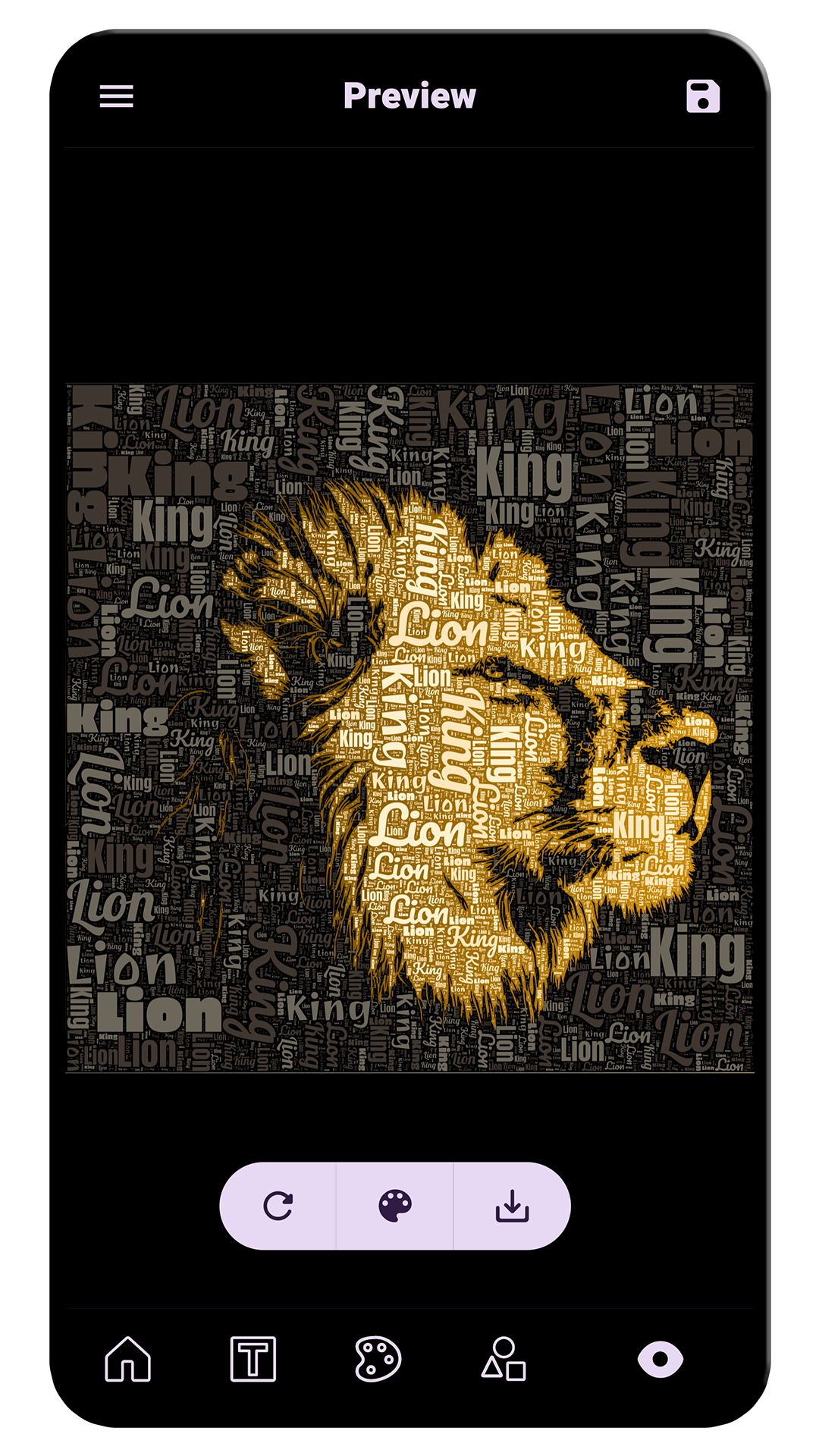 Texle - Word Cloud screenshot